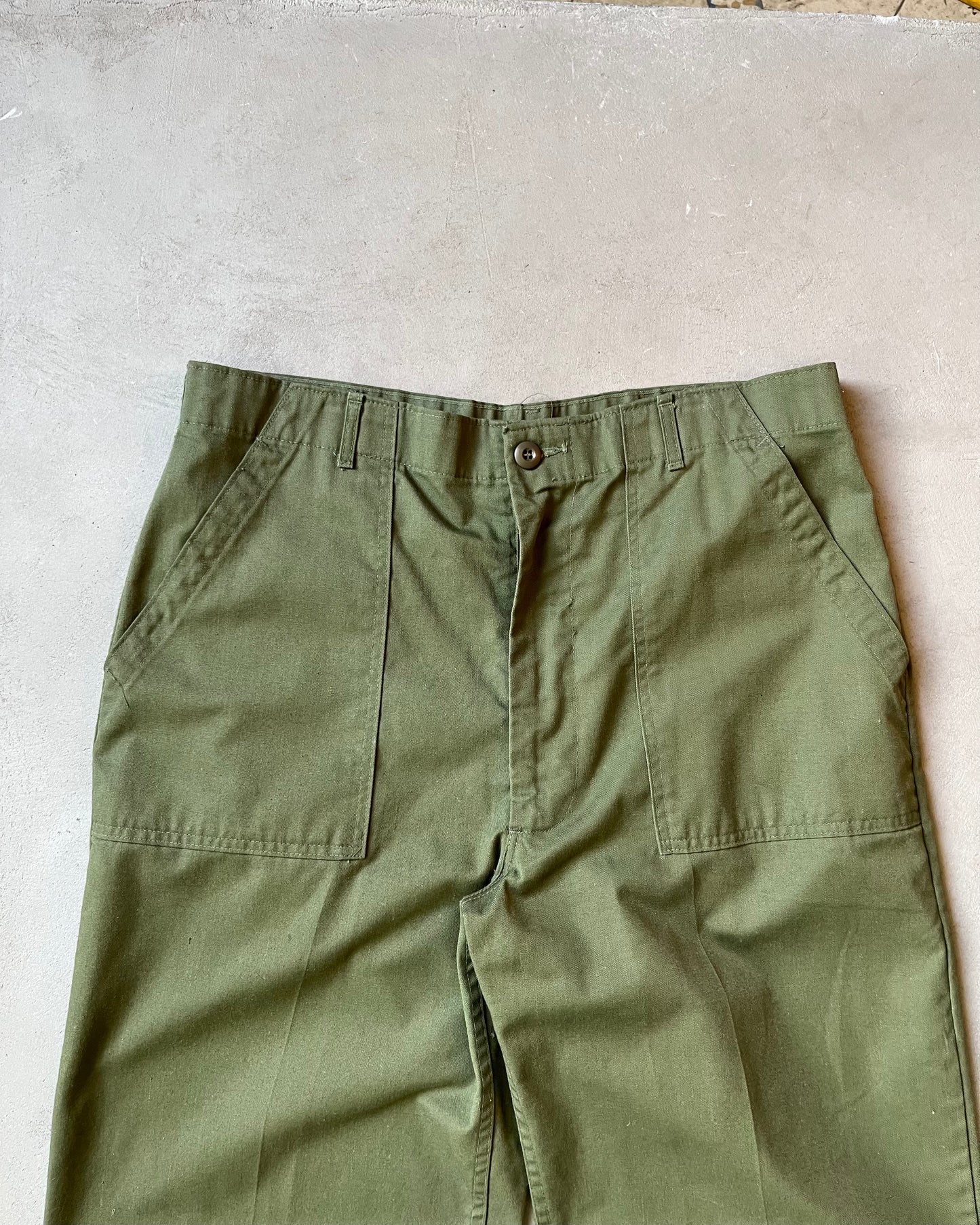 1980s - Green OG-507 Military Trousers - 35x32
