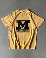 1980s - Peach Tiger Basketball T-Shirt - M