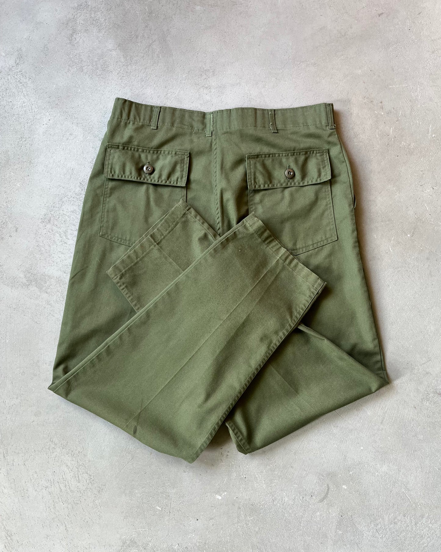 1980s - Green OG-507 Military Trousers - 35x32
