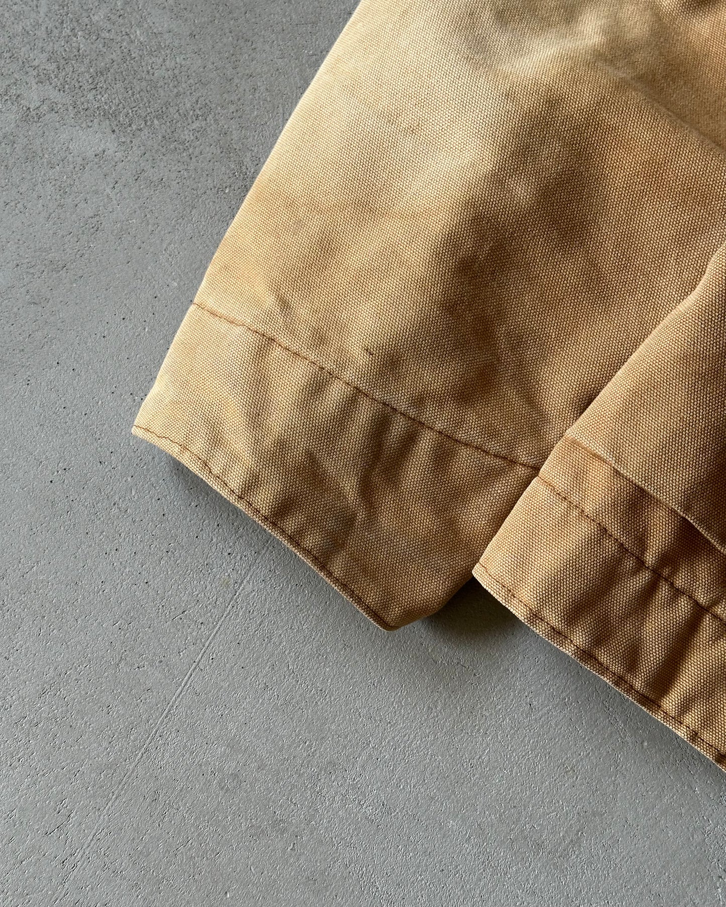 1980s - Faded Tan Carhartt Detroit Jacket - L