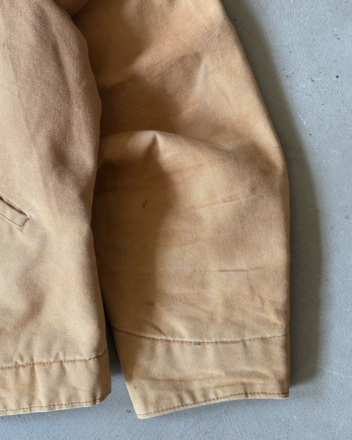 1980s - Faded Tan Carhartt Detroit Jacket - L