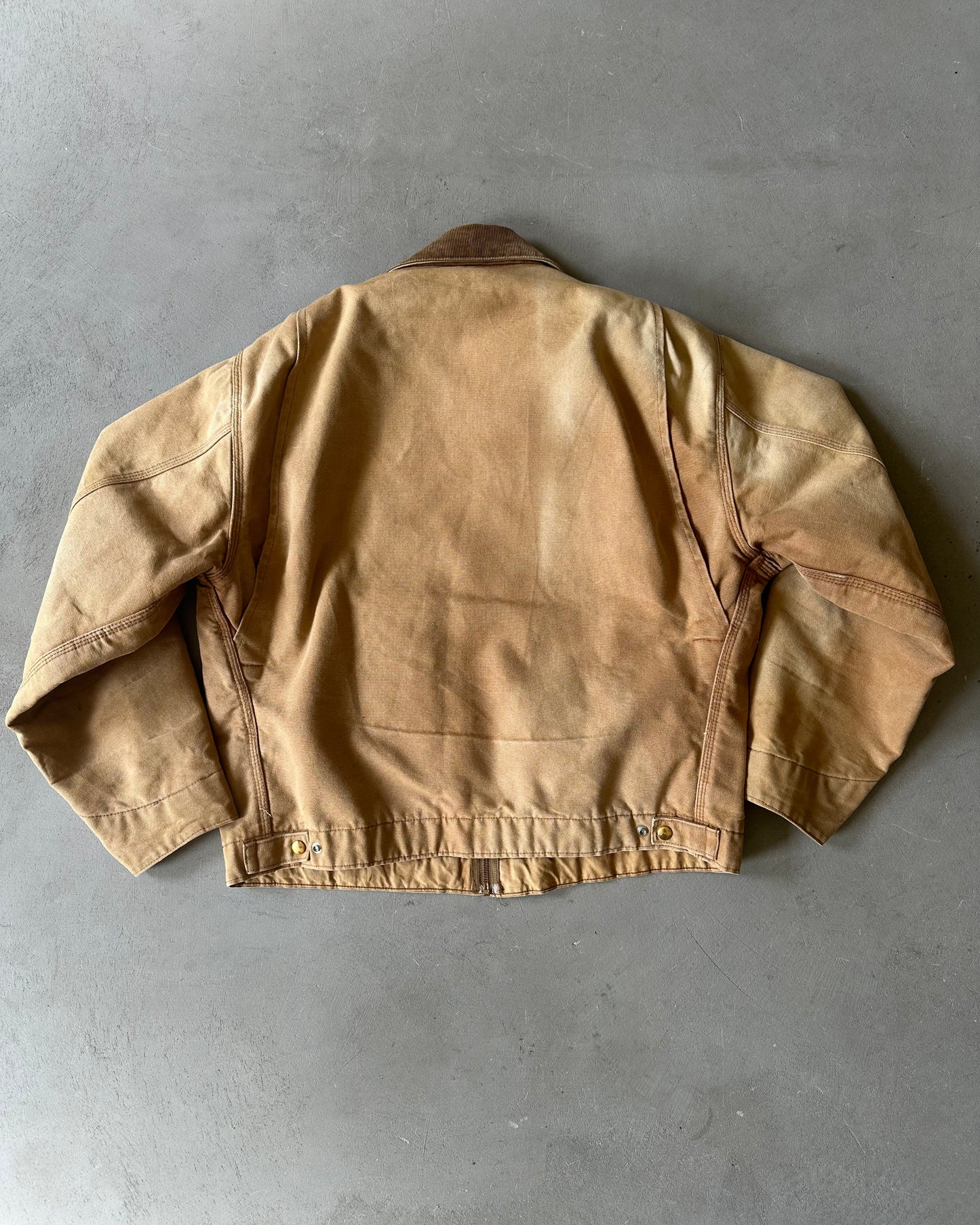 1980s - Faded Tan Carhartt Detroit Jacket - L