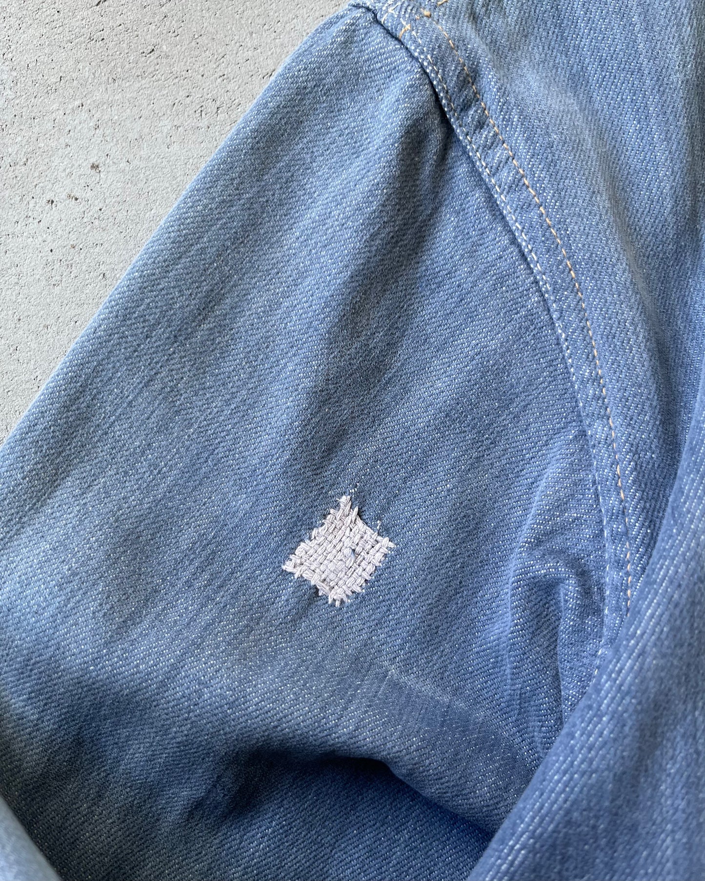 1960s - Denim Euro Work Jacket - S/M