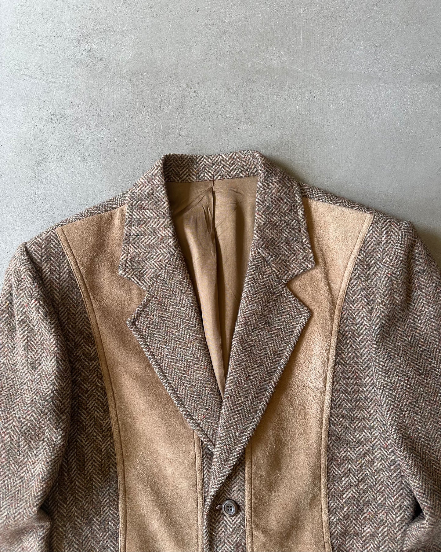 1980s - Tan/Multi Pendleton Tweed Blazer - 40