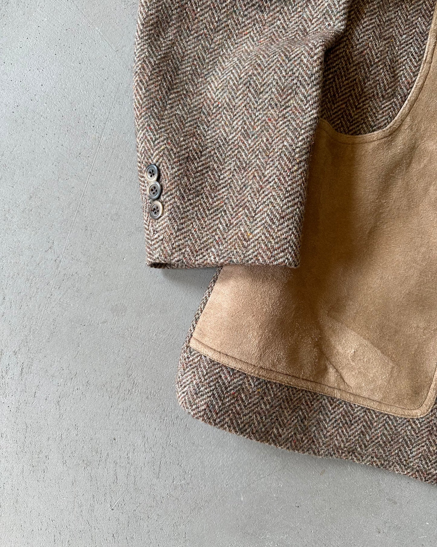 1980s - Tan/Multi Pendleton Tweed Blazer - 40