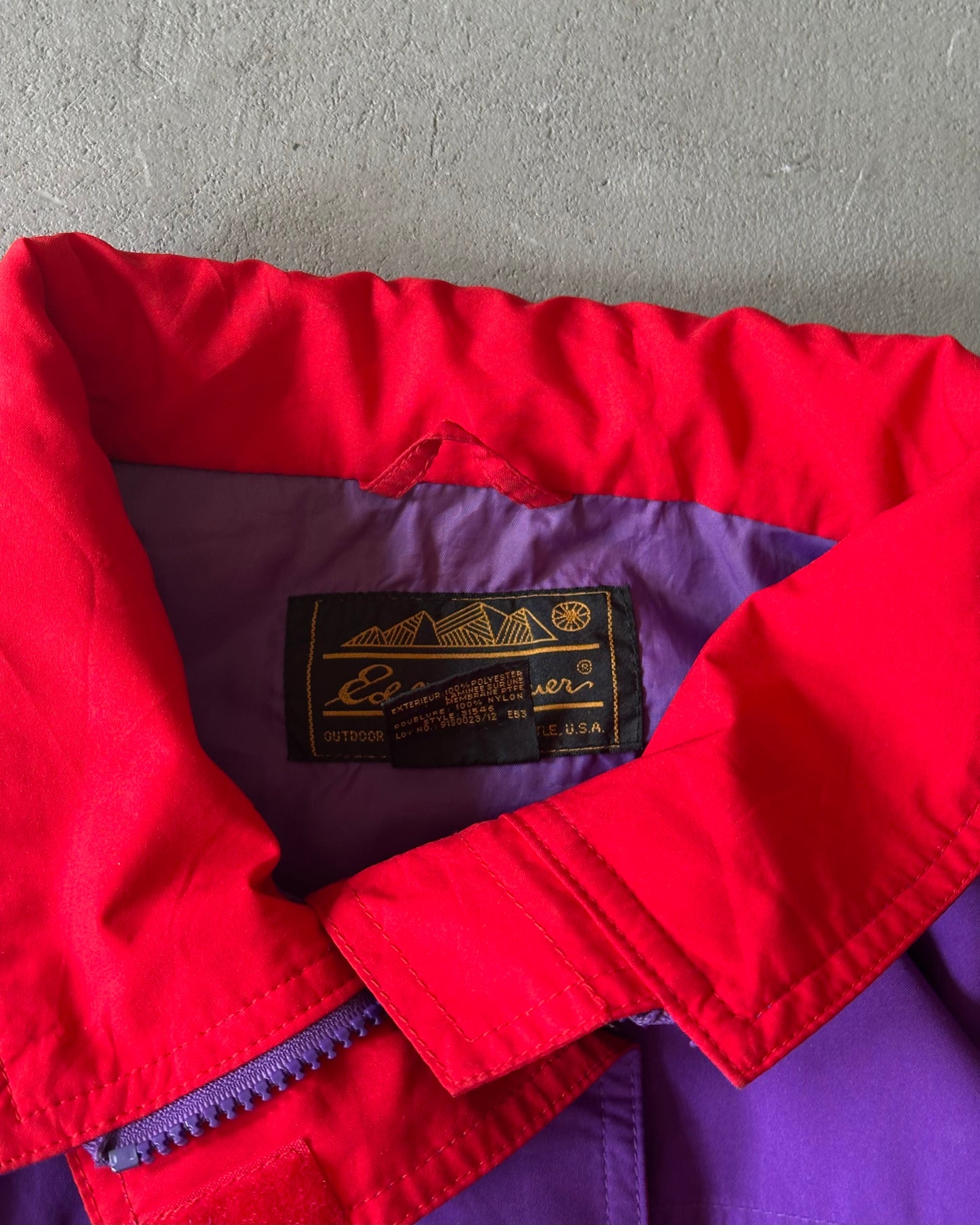 1990s - Purple/Red Eddie Bauer Anorak - (W)L