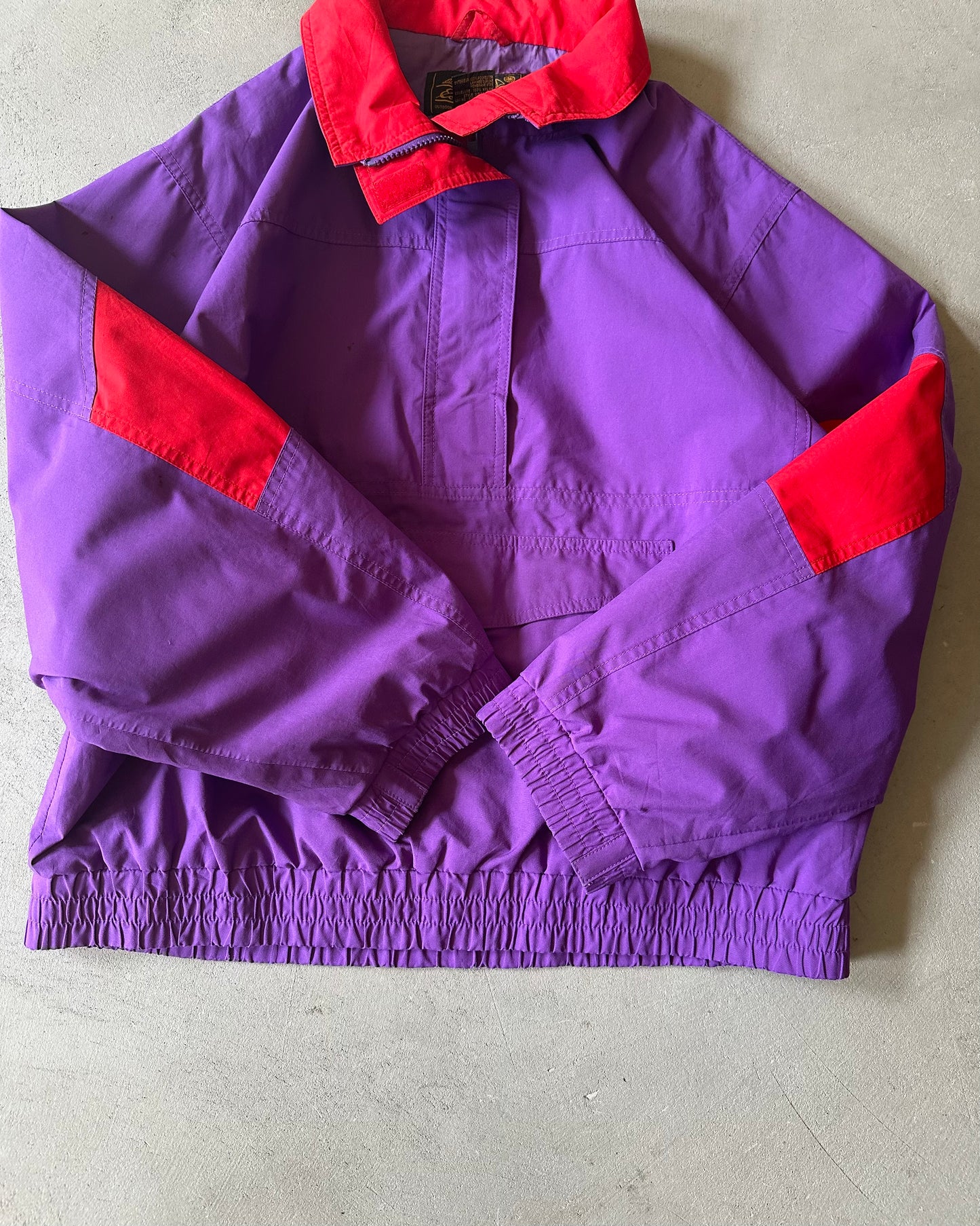 1990s - Purple/Red Eddie Bauer Anorak - (W)L