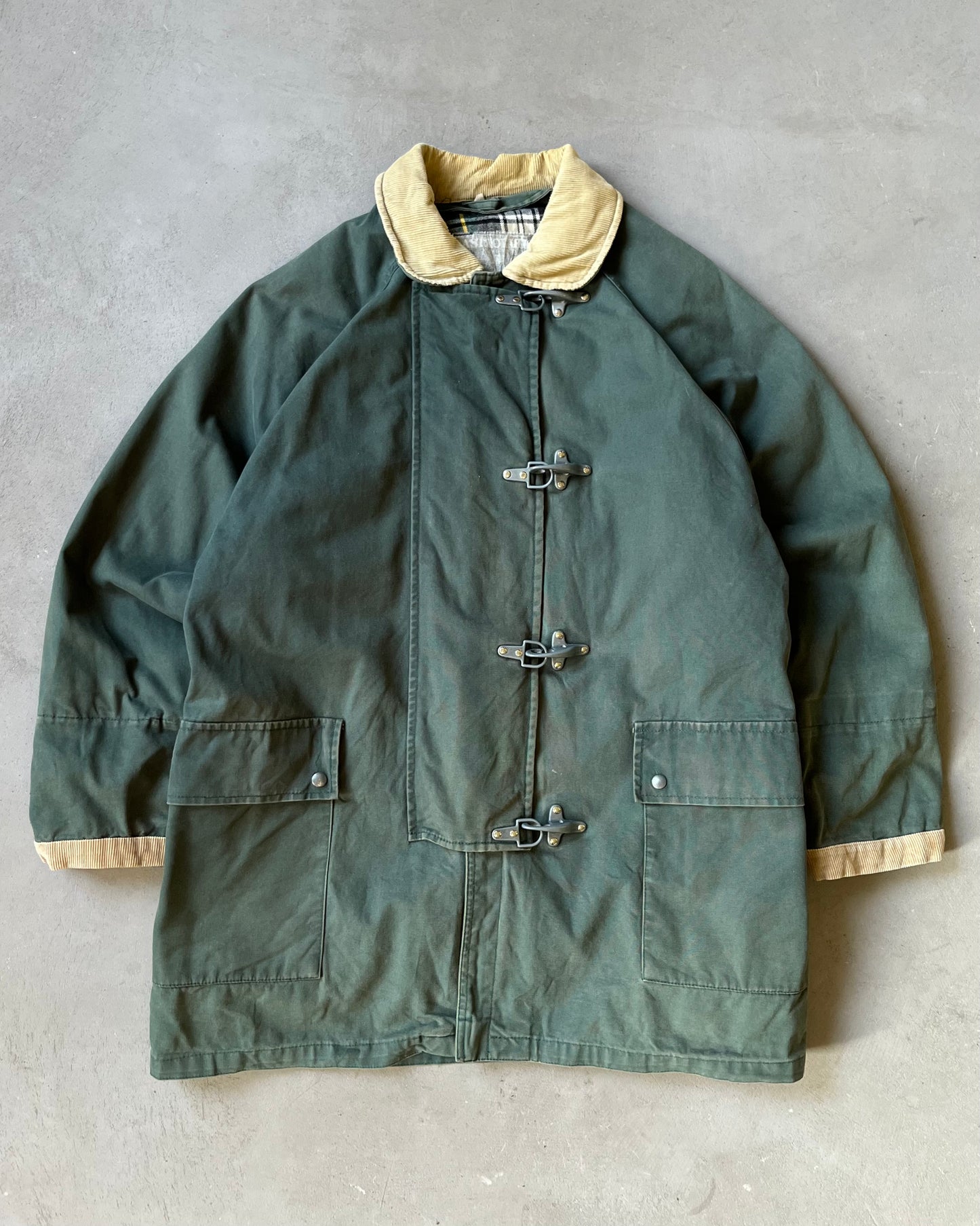 1990s - Green Fireman Coat - M