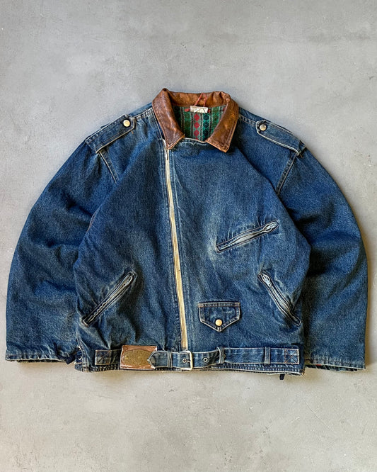 1980s - Euro Denim Perfecto - (W)M/L