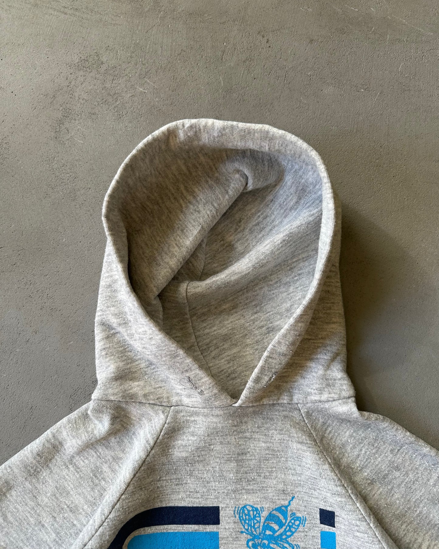 1970s - Athletic Grey Immanuel Lutheran Hornets Hoodie - XS