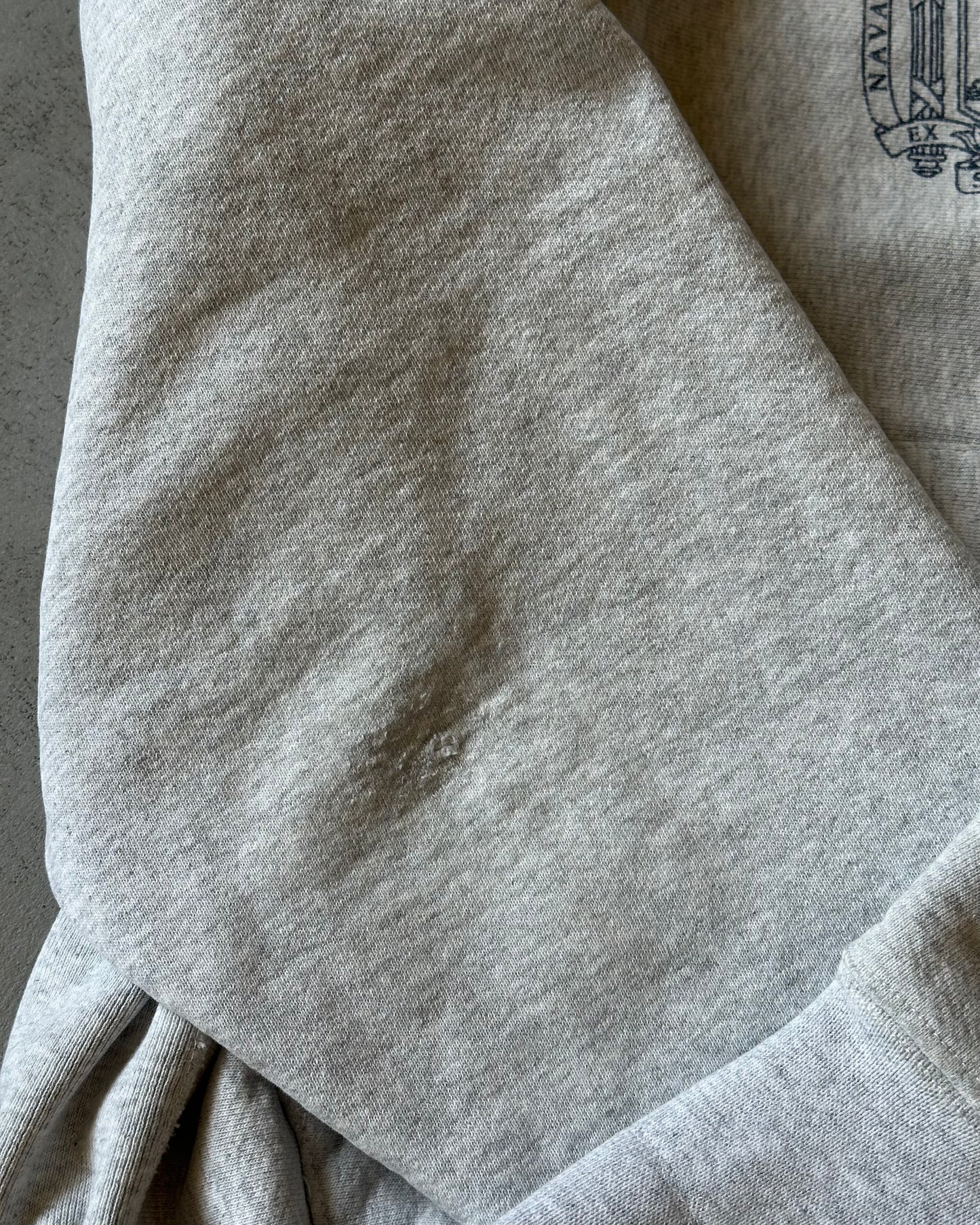 1990s - Athletic Grey U.S. Naval Academy Hoodie - L