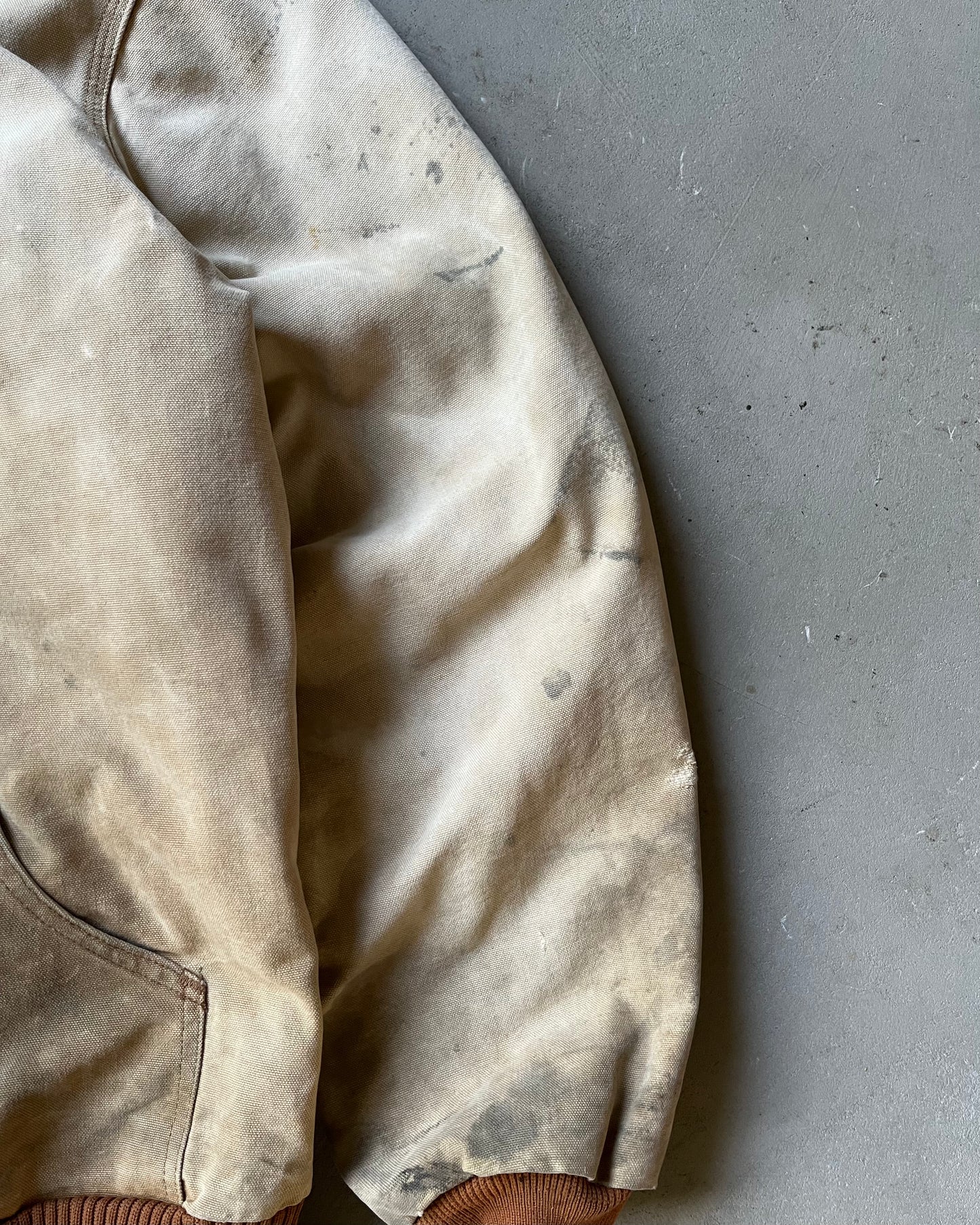 1990s - Distressed Carhartt Hooded Jacket - XL