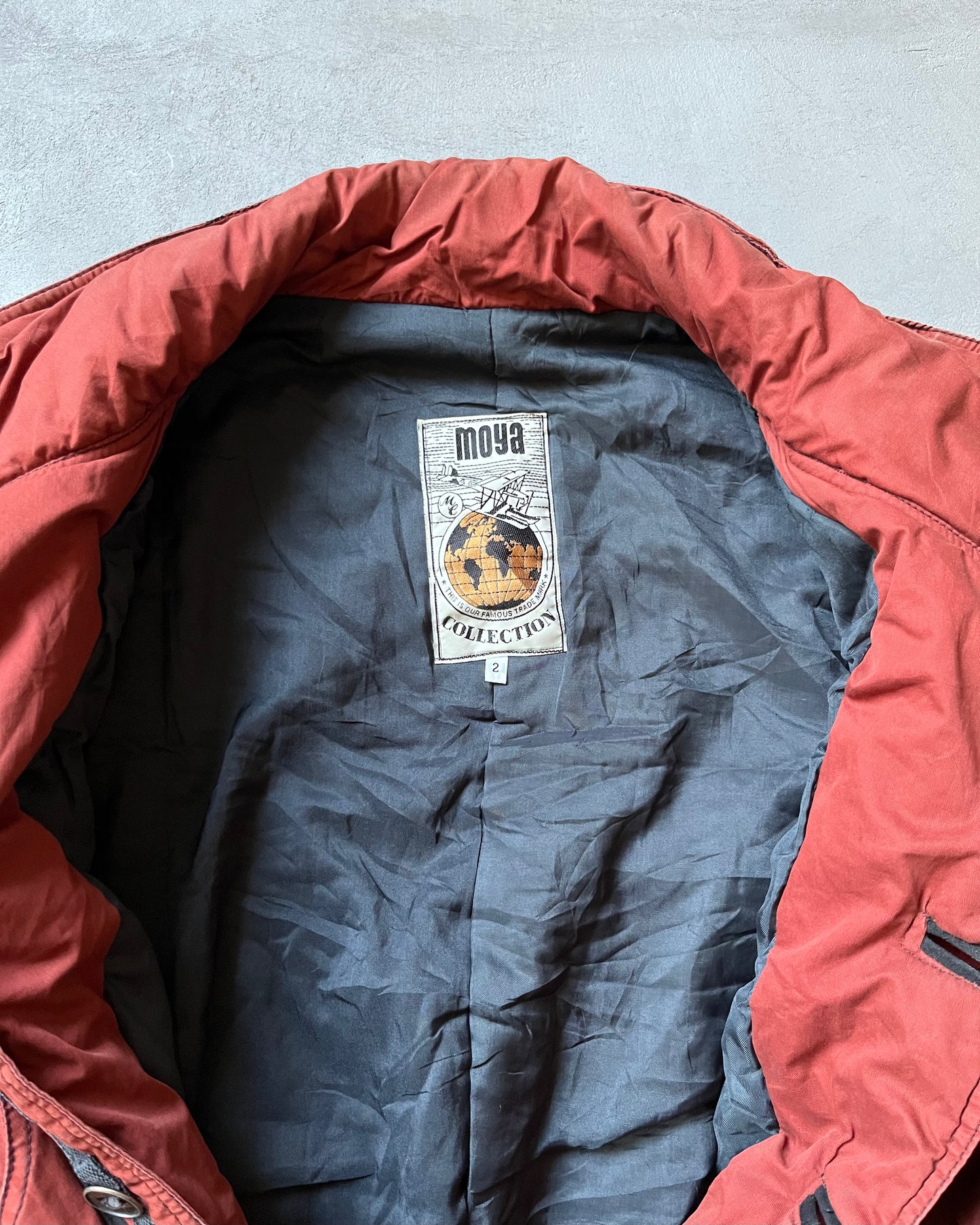 1990s - Orange Euro Utility Cropped Jacket - L/XL