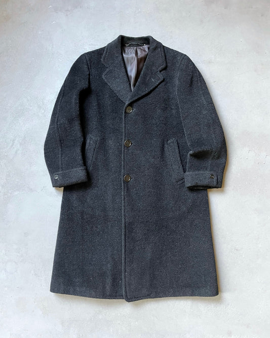1950s - Black Dewmoor Wool Coat - M
