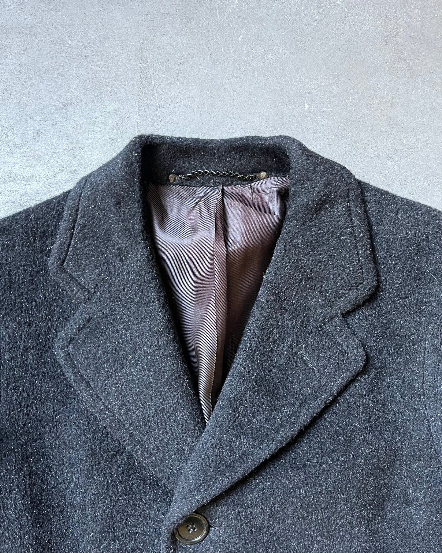 1950s - Black Dewmoor Wool Coat - M