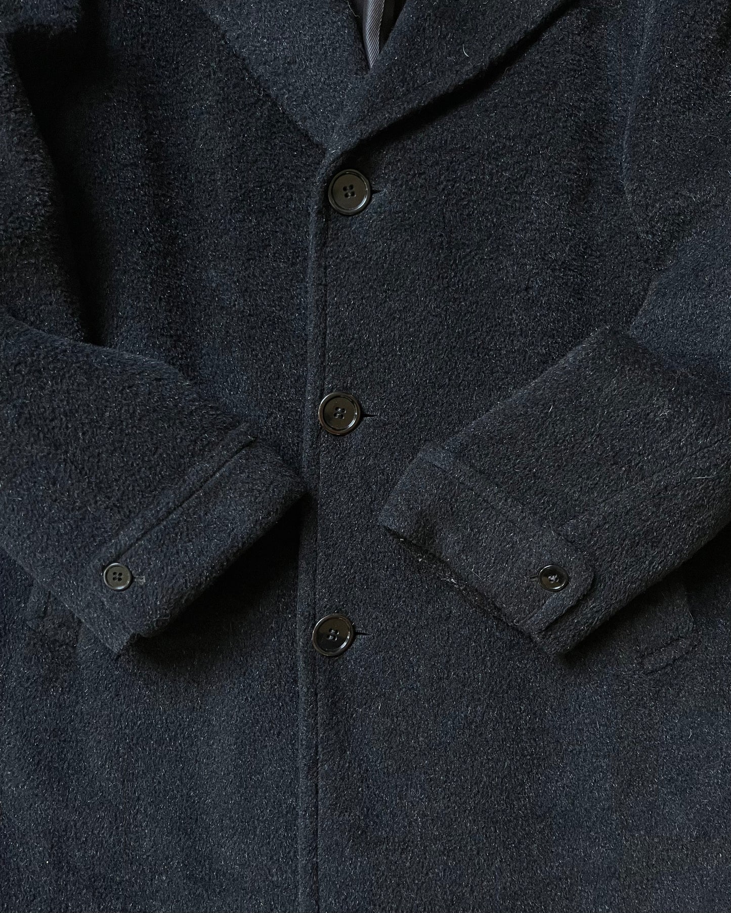 1950s - Black Dewmoor Wool Coat - M