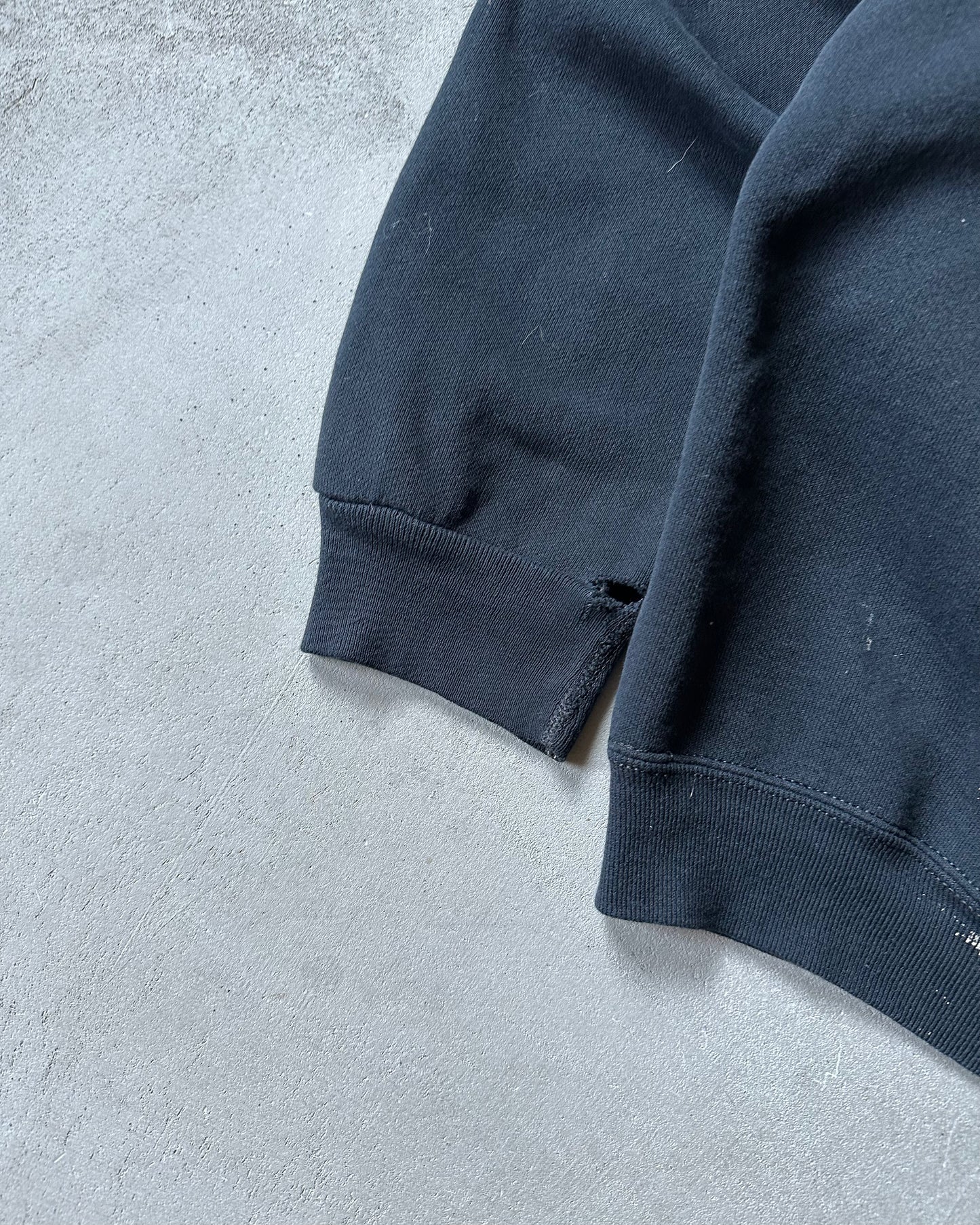 1980s - Distressed Black Toys For Tots Crewneck - L