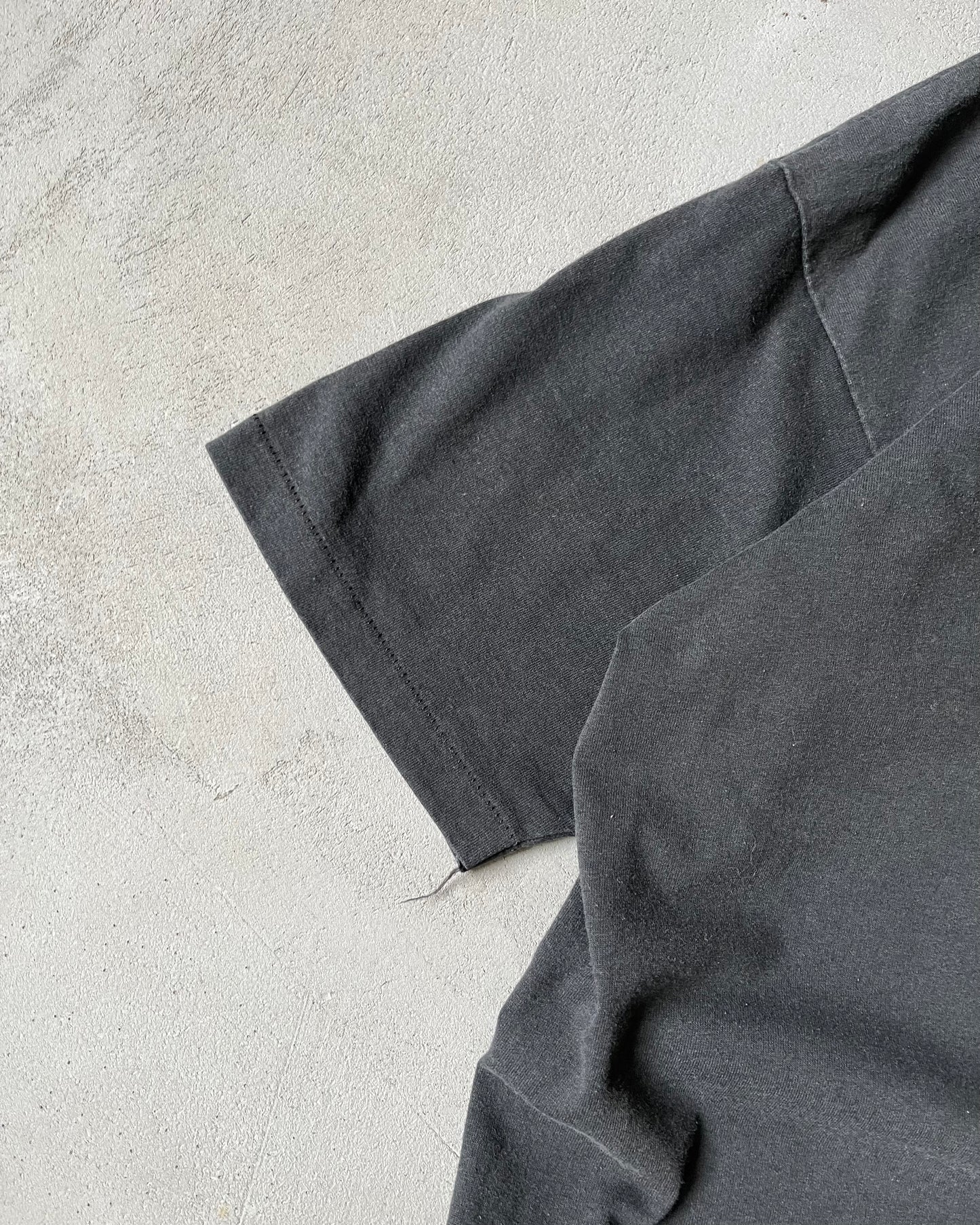 1980s - Faded Black Granny's T-Shirt - L