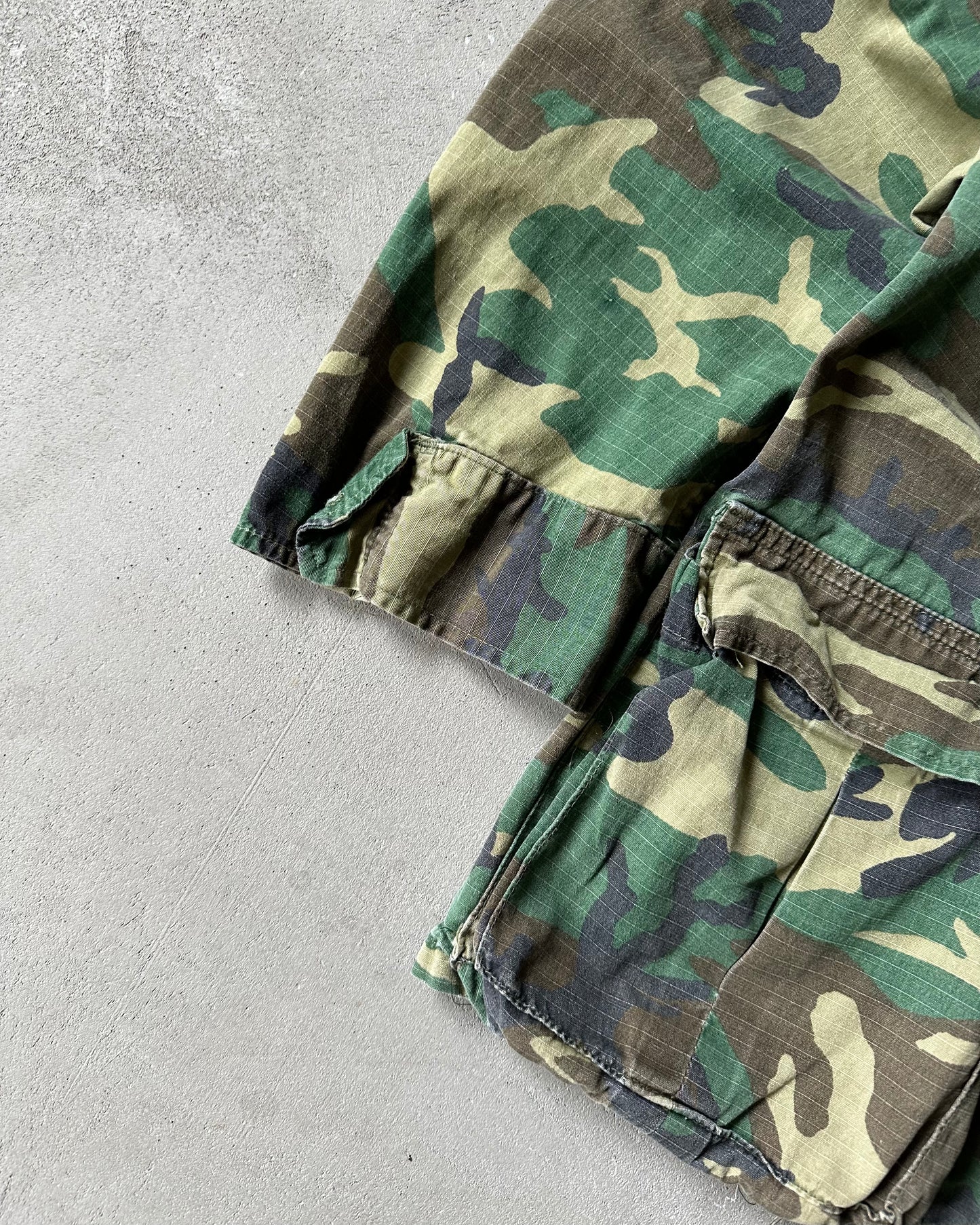 1970s - Camo Military Jungle Overshirt - M/L