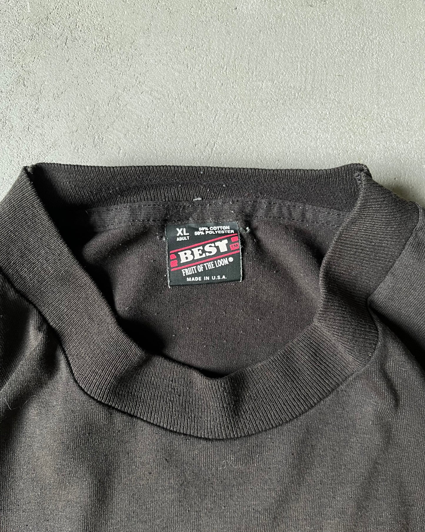 1990s - Black D.A.R.E T-Shirt - L/XL