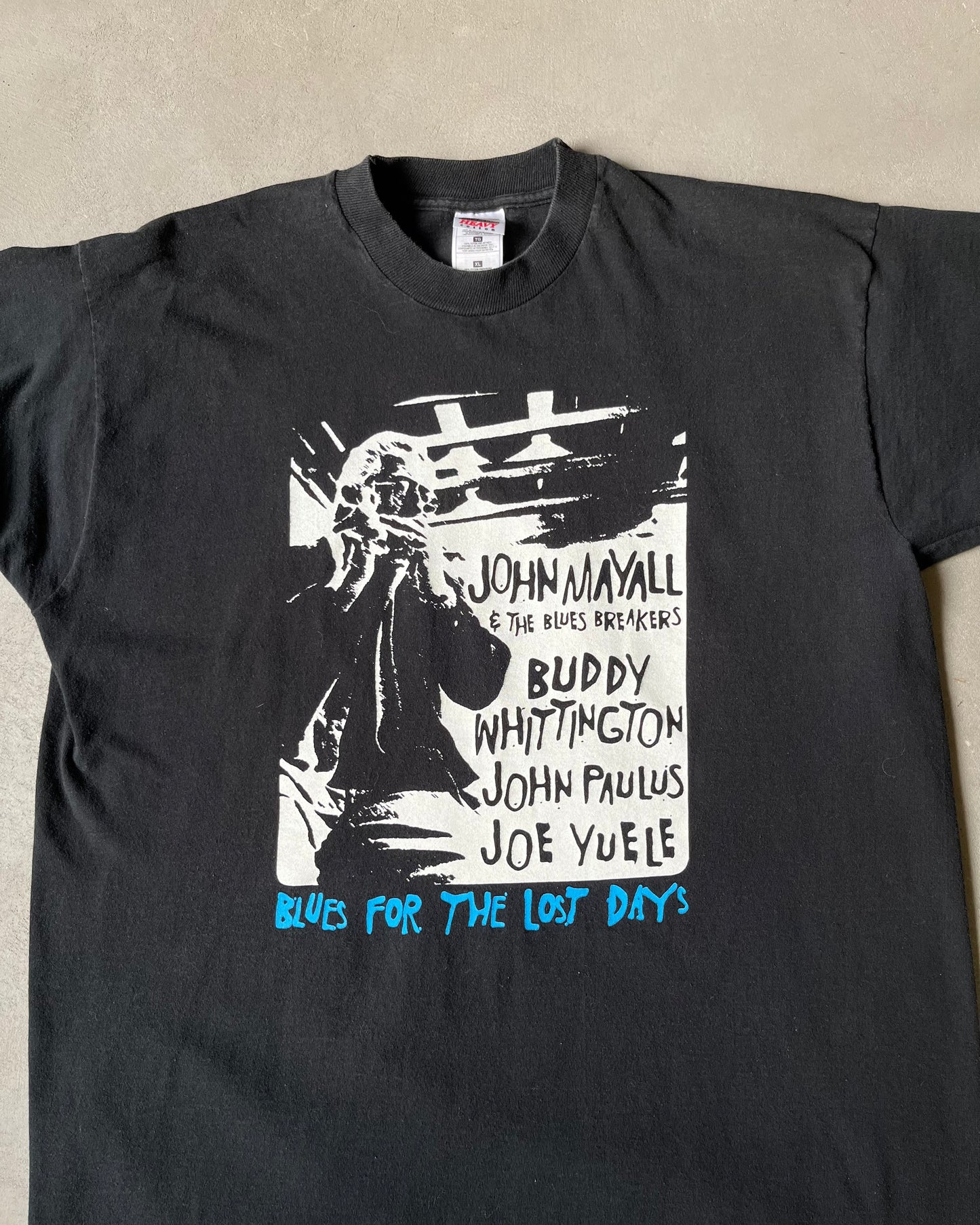 1990s - Black John Mayall T-Shirt - L/XL