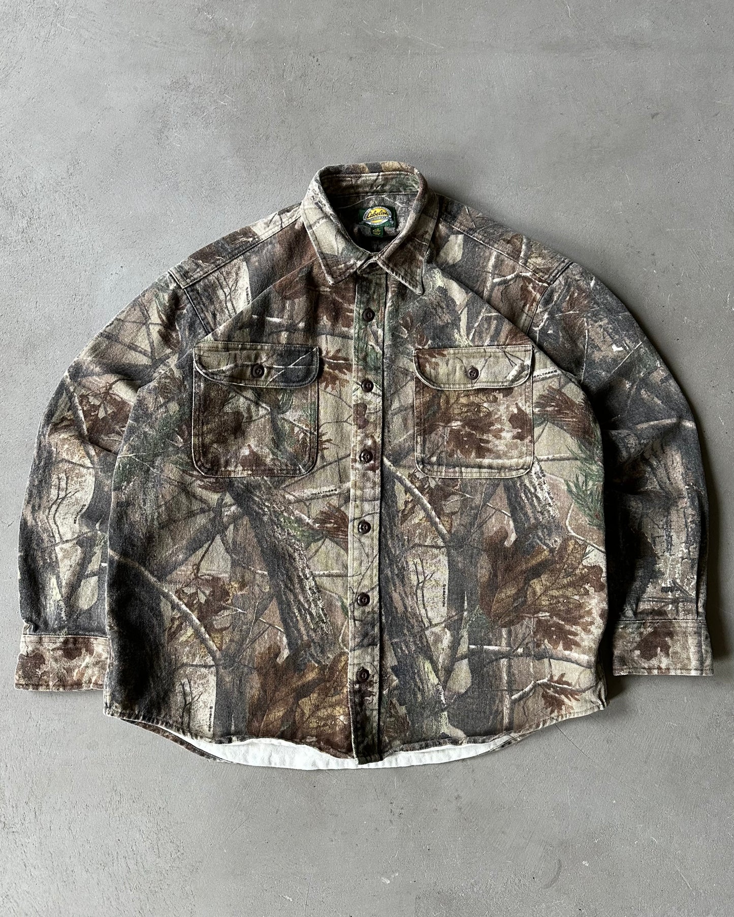 1990s - Camo Shirt - L