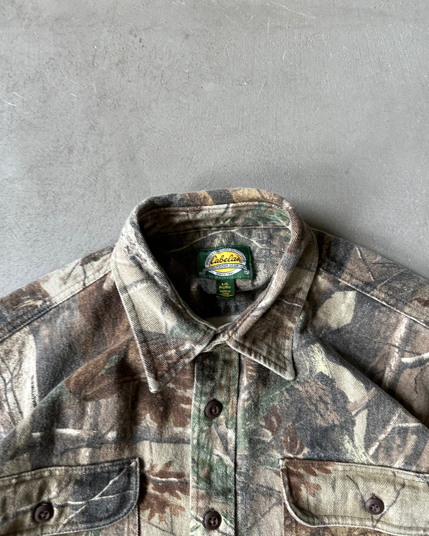 1990s - Camo Shirt - L