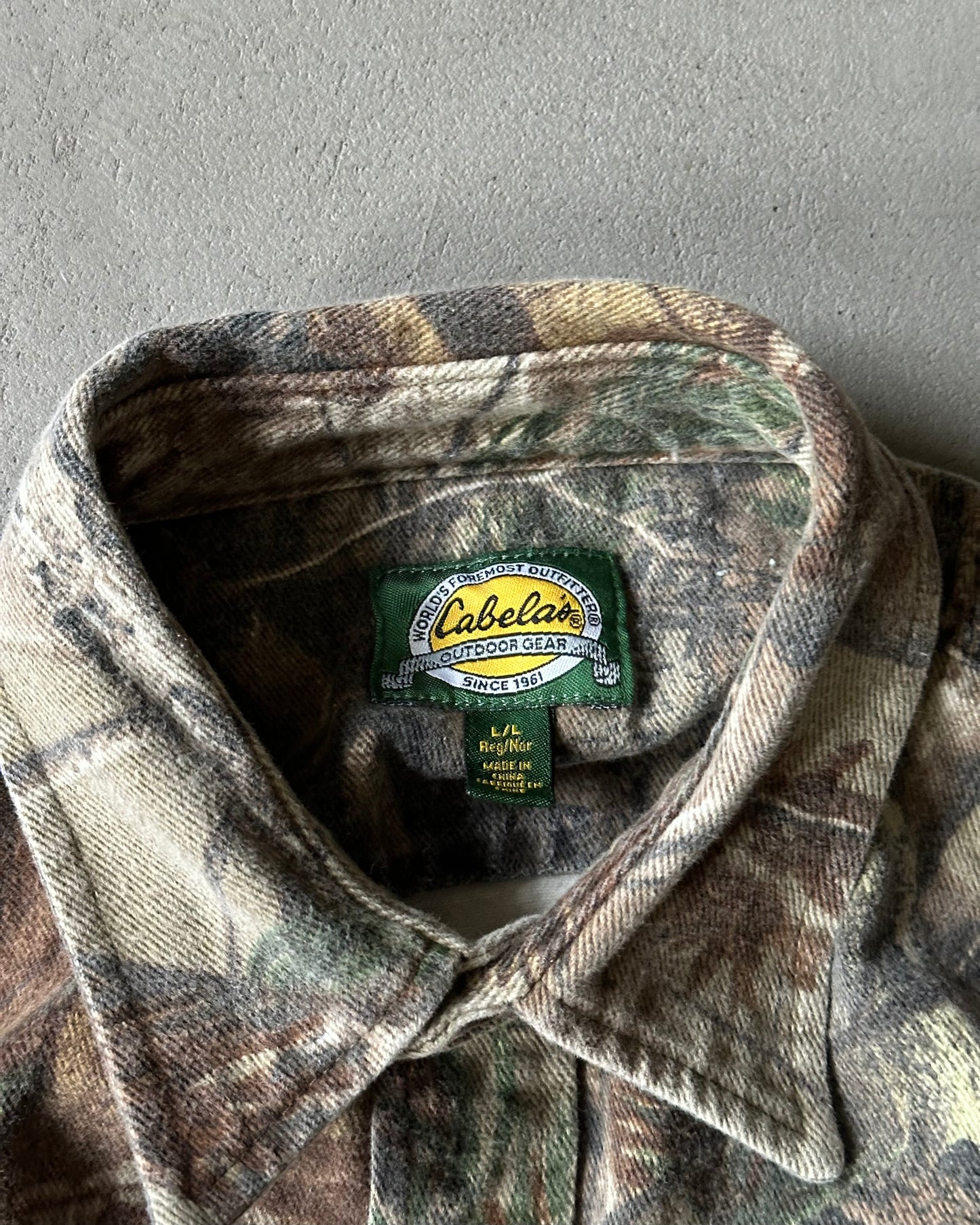 1990s - Camo Shirt - L