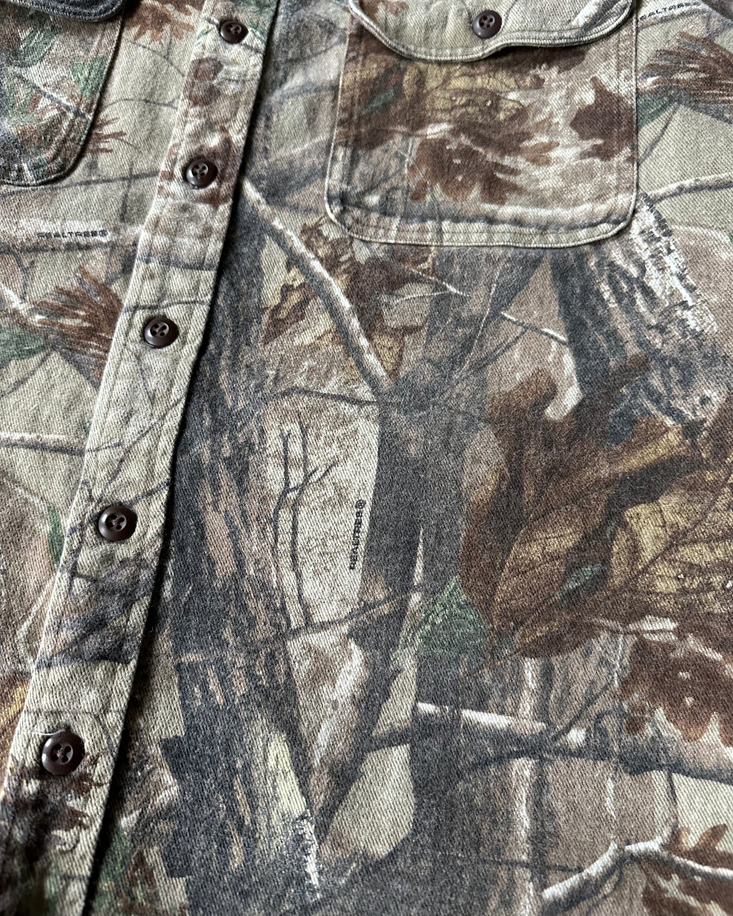 1990s - Camo Shirt - L