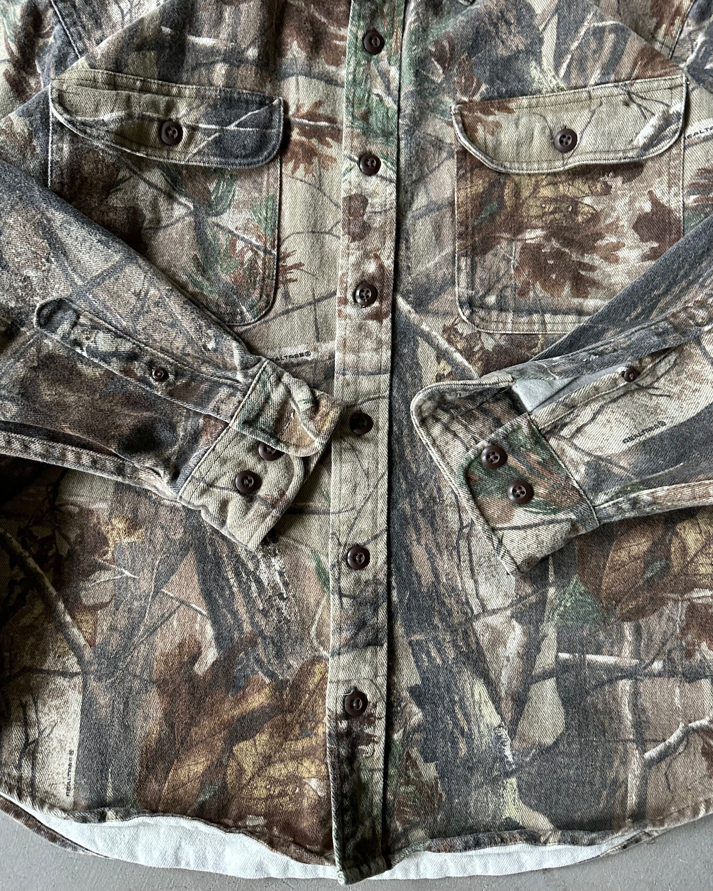 1990s - Camo Shirt - L