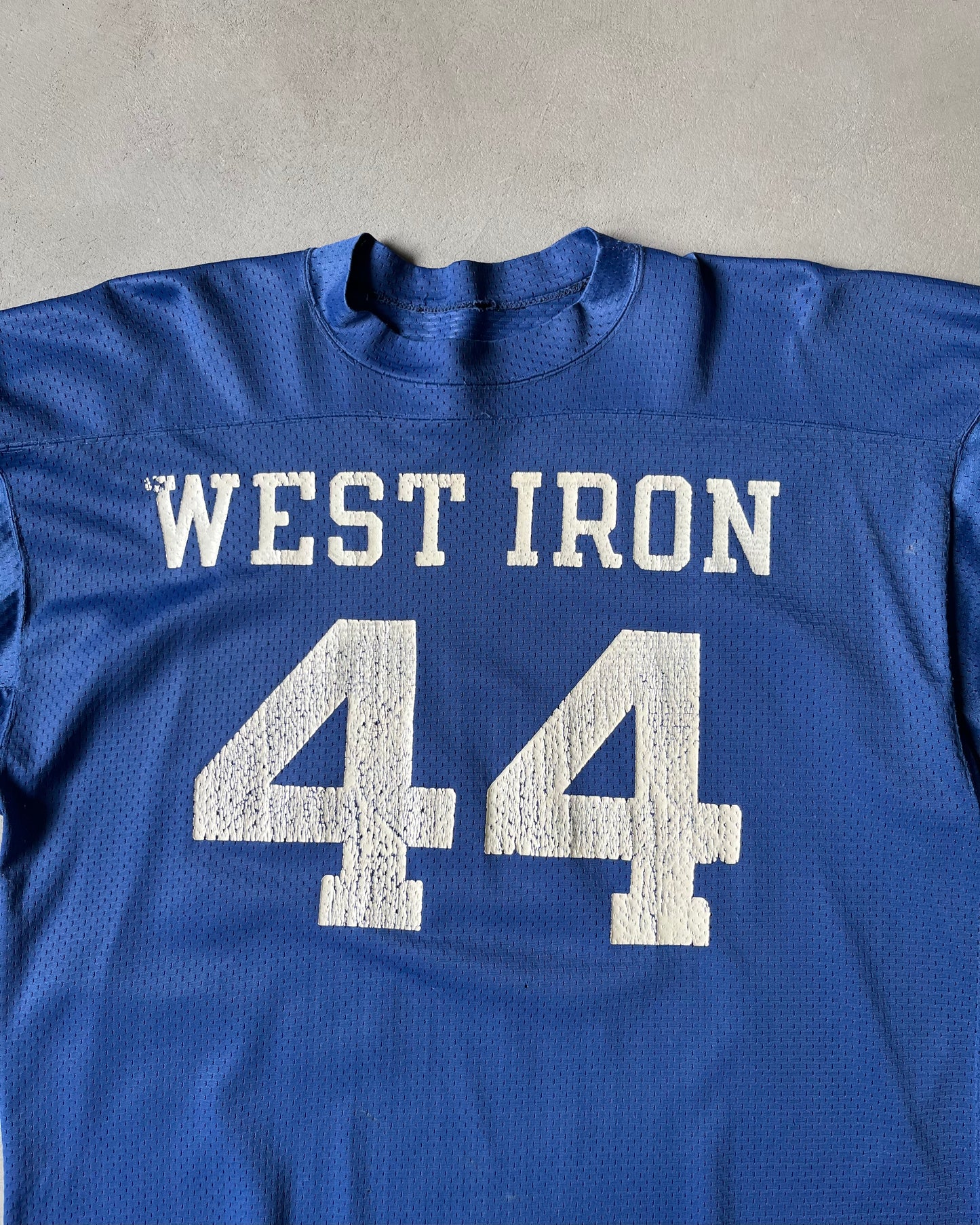 1970s - Blue West Iron Champion Jersey - XL