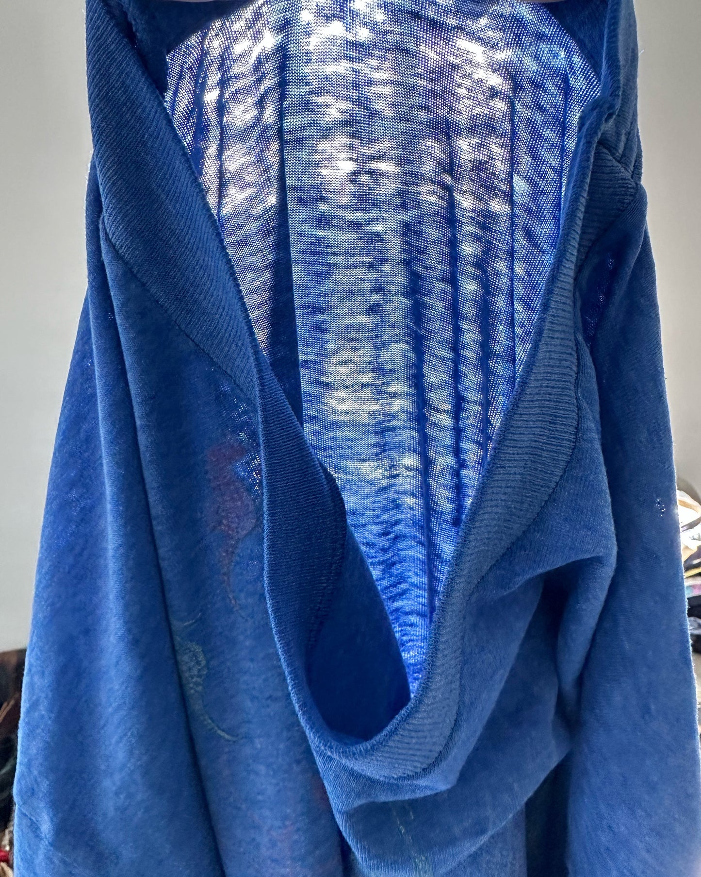 1990s - Faded Blue "Ocean" T-Shirt - L
