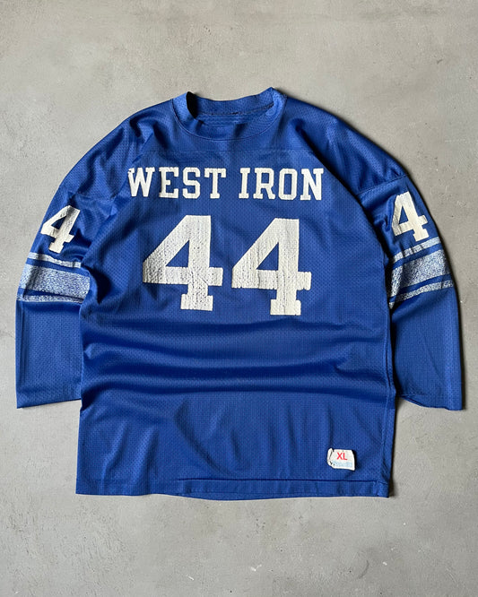 1970s - Blue West Iron Champion Jersey - XL
