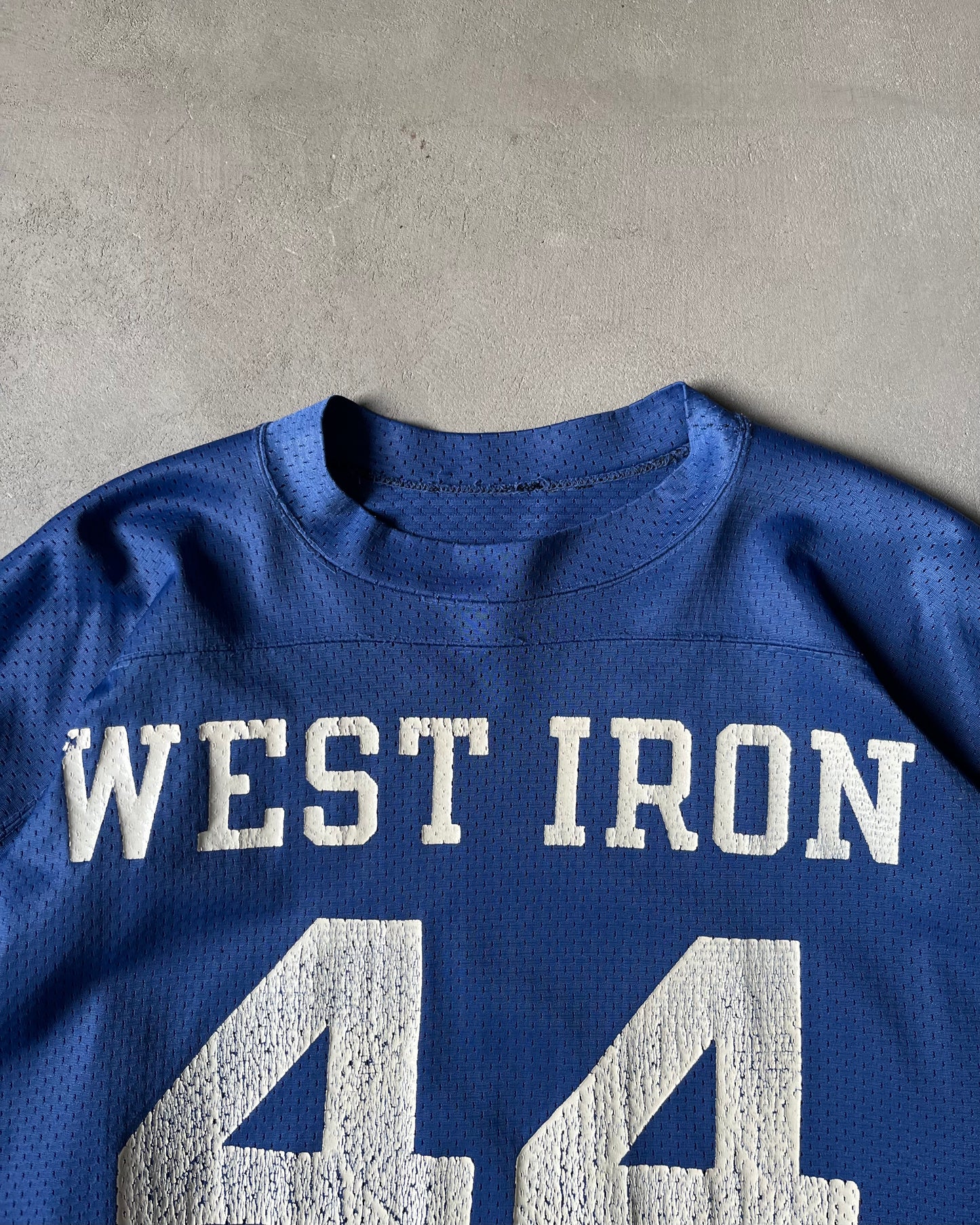 1970s - Blue West Iron Champion Jersey - XL