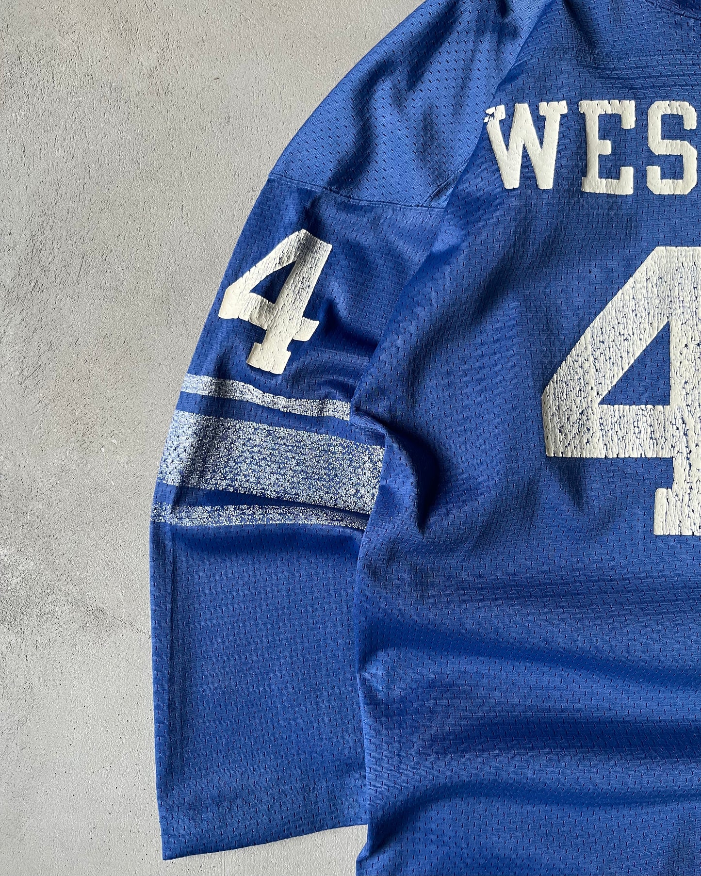 1970s - Blue West Iron Champion Jersey - XL