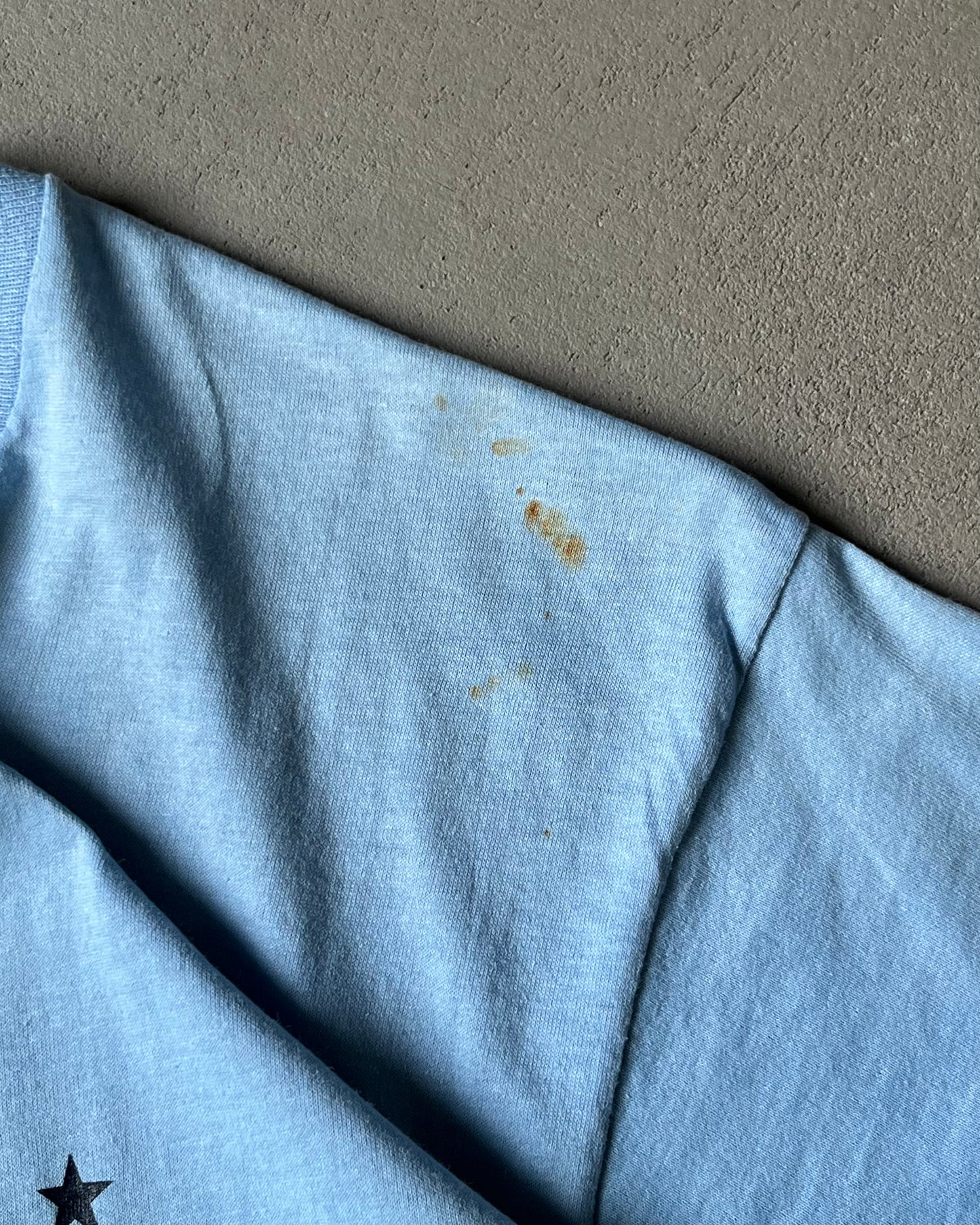 1980s - Baby Blue Cross Country T-Shirt - M