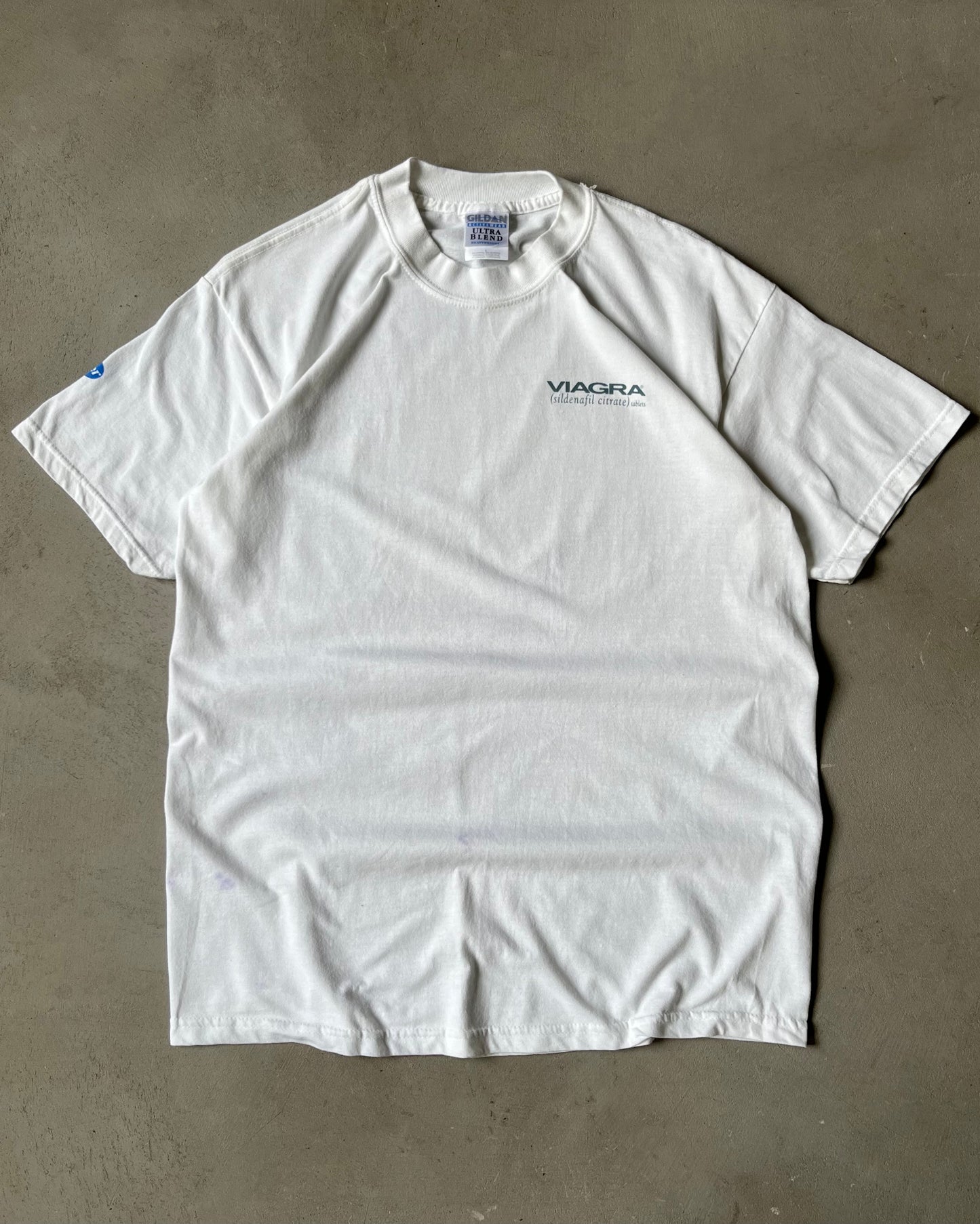 1990s - White Viagra T-Shirt - L