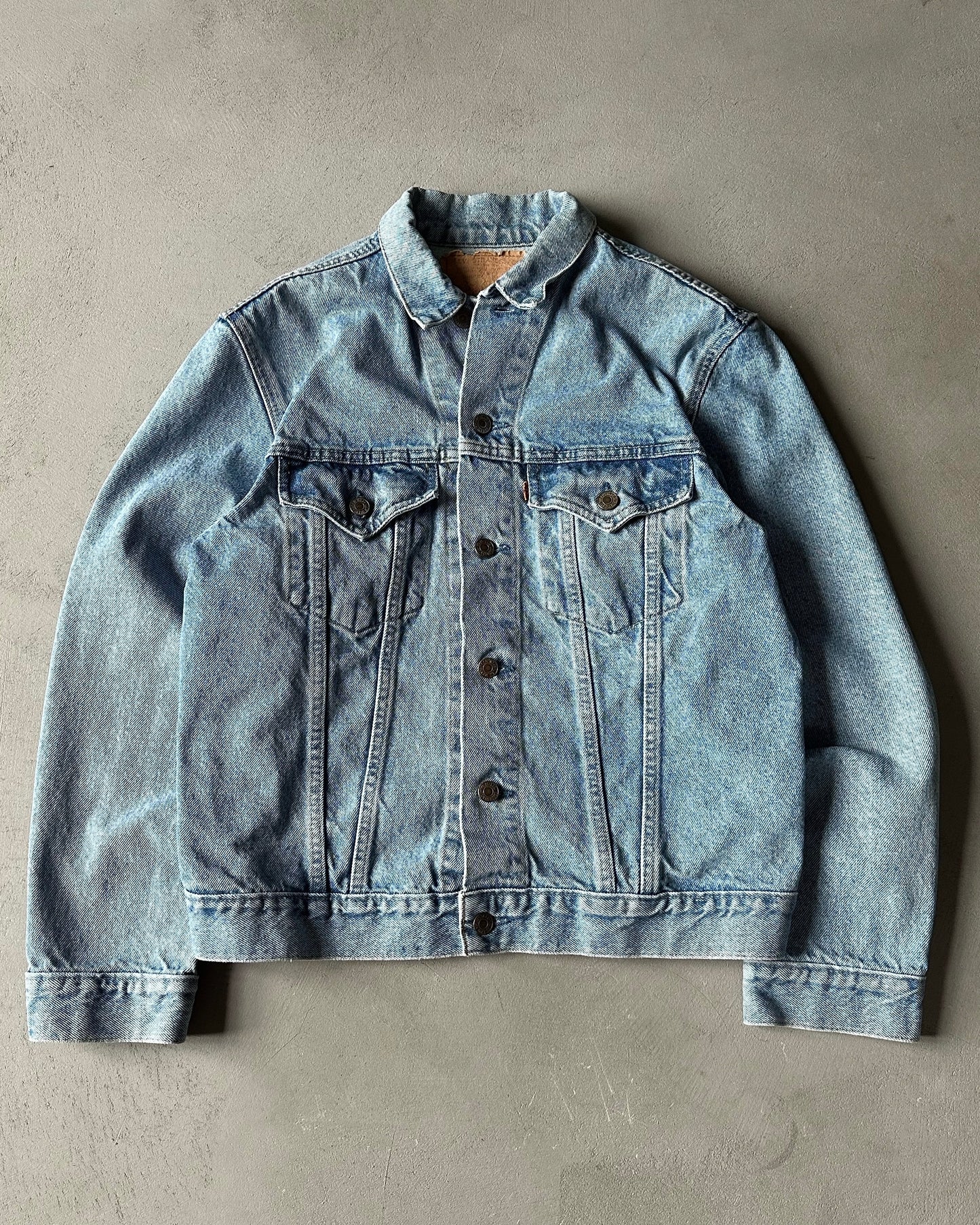 1980s - Orange Tab Levi's Type III Jeans Jacket - S