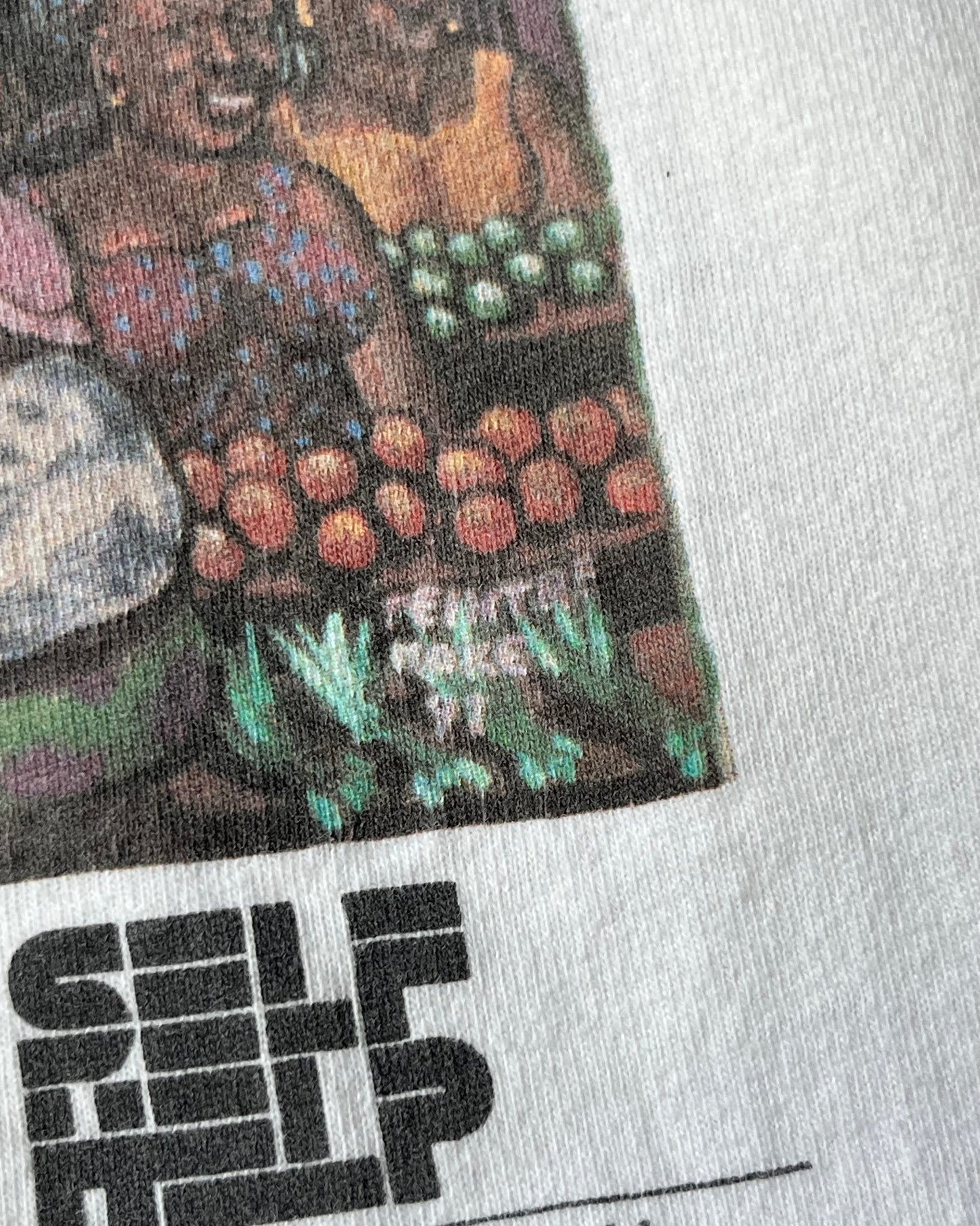 1990s - White Africa Art Of The People T-Shirt - XL