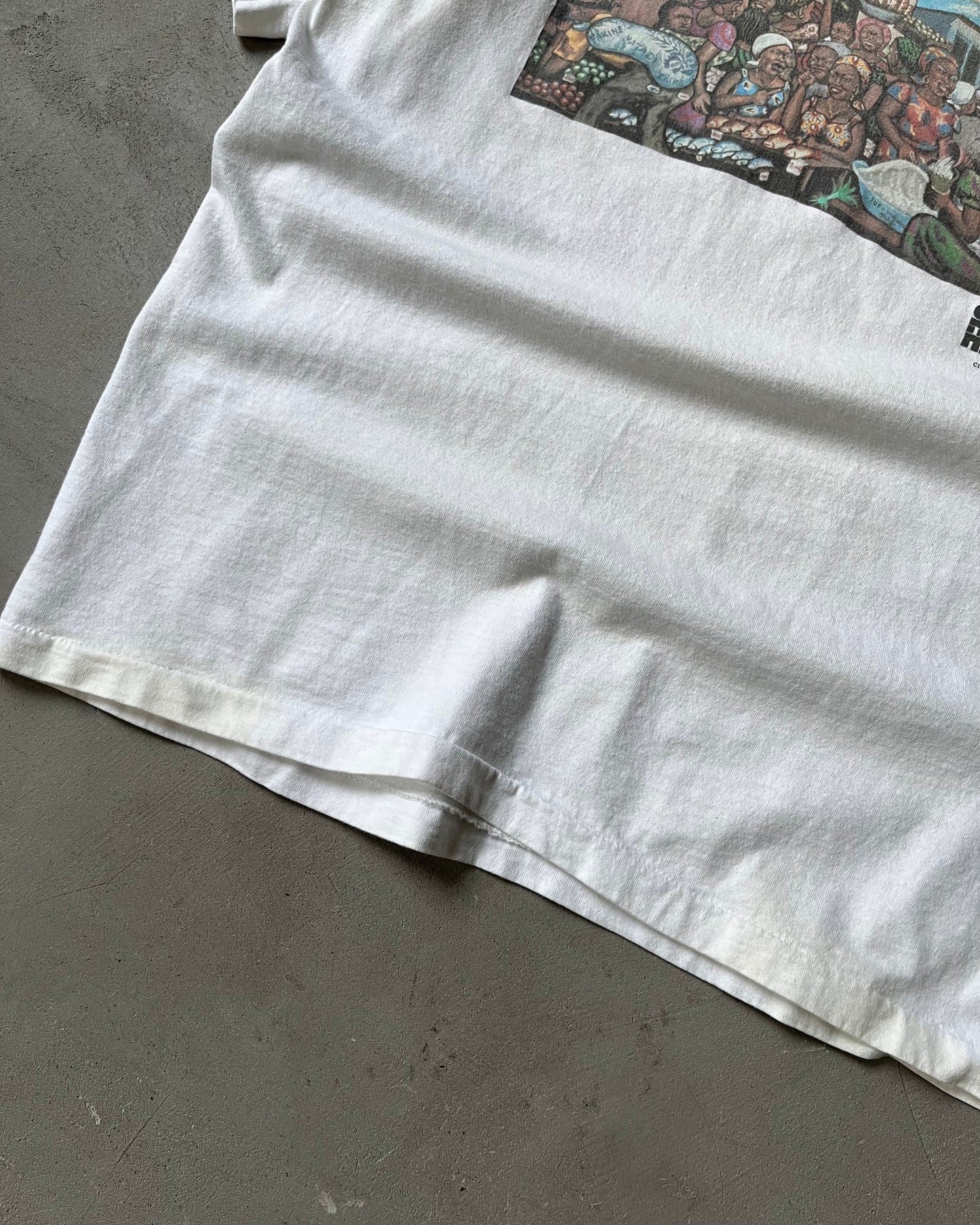 1990s - White Africa Art Of The People T-Shirt - XL