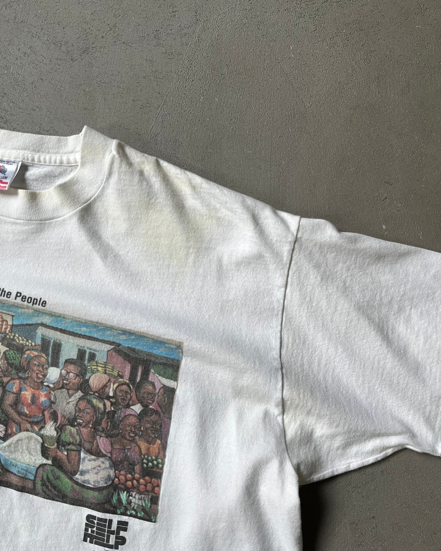1990s - White Africa Art Of The People T-Shirt - XL