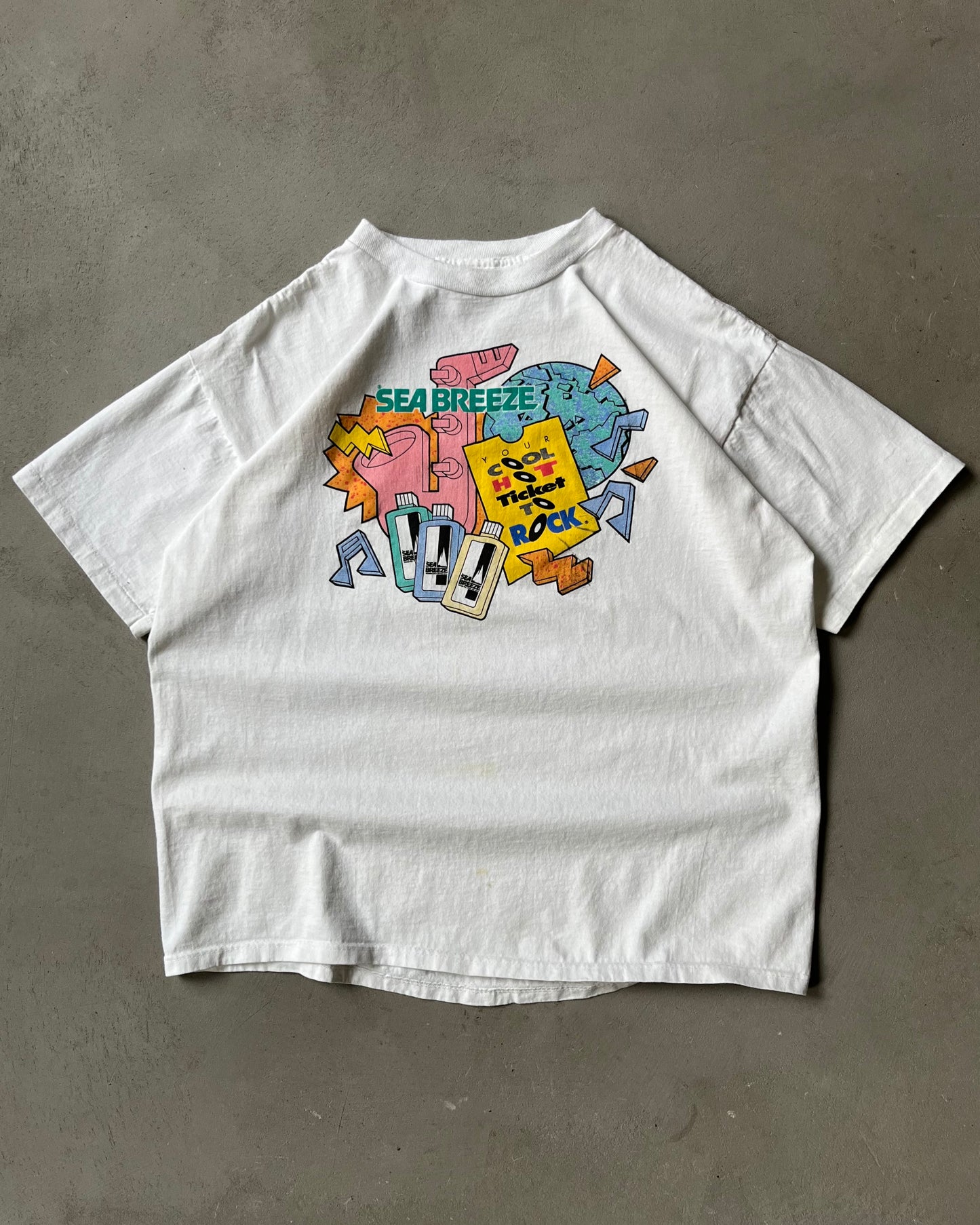 1980s - White Sea Breeze T-Shirt - L