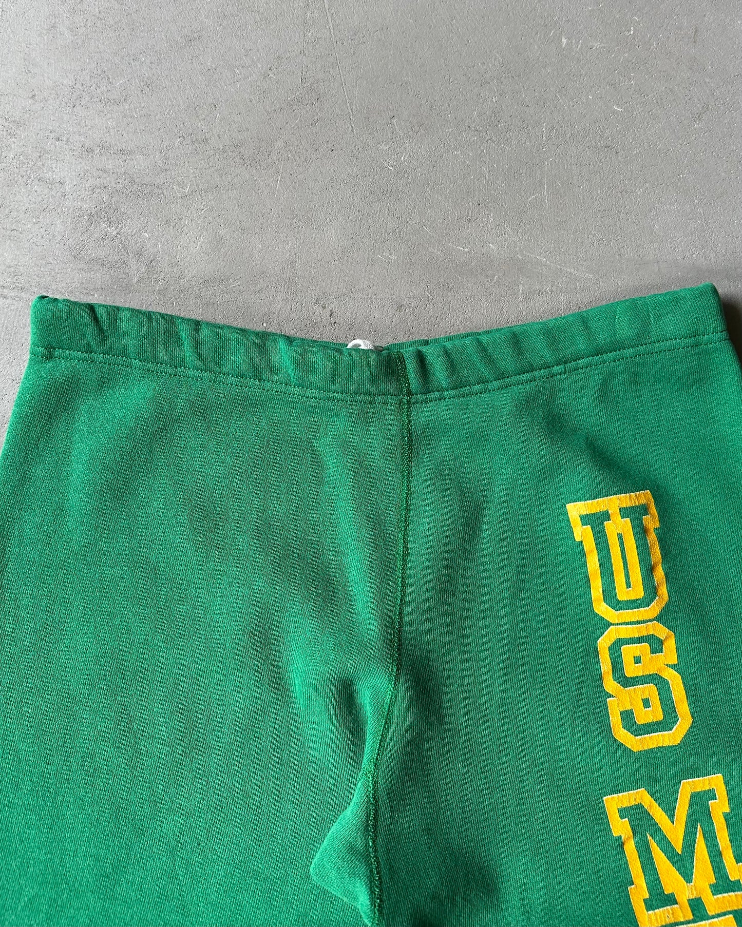 1980s - Green US Marines Sweatpants - S/M