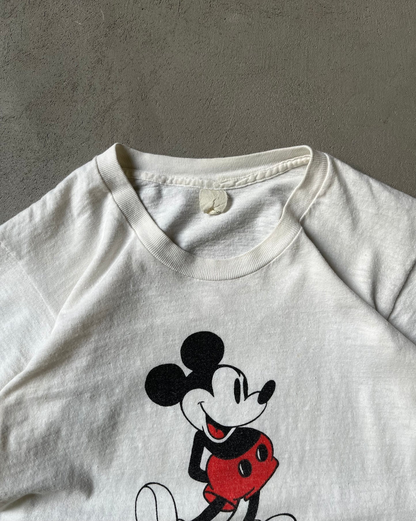 1970s - White Disneyland T-Shirt - XXS