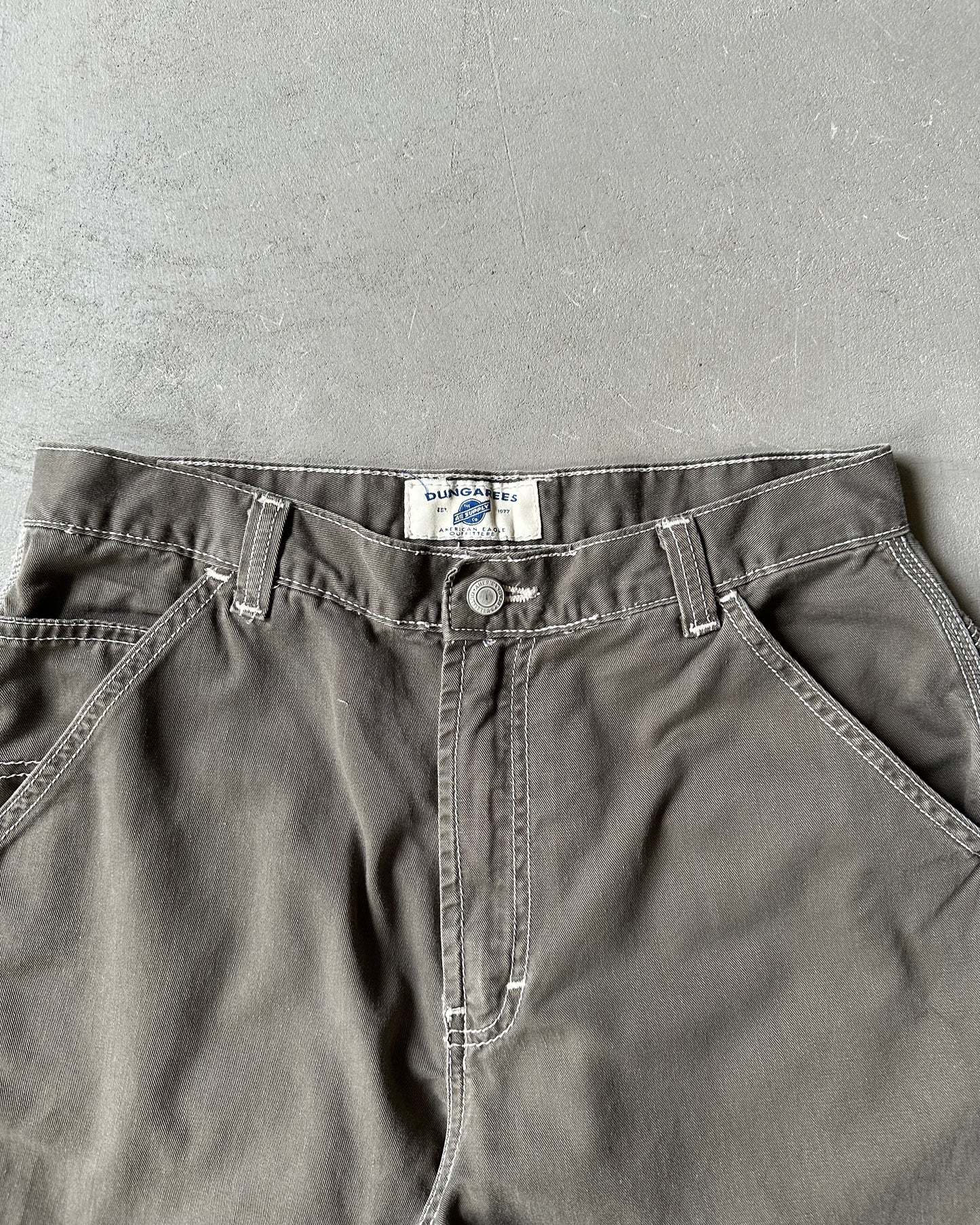 1990s - Brown American Eagle Work Pants - 30x30