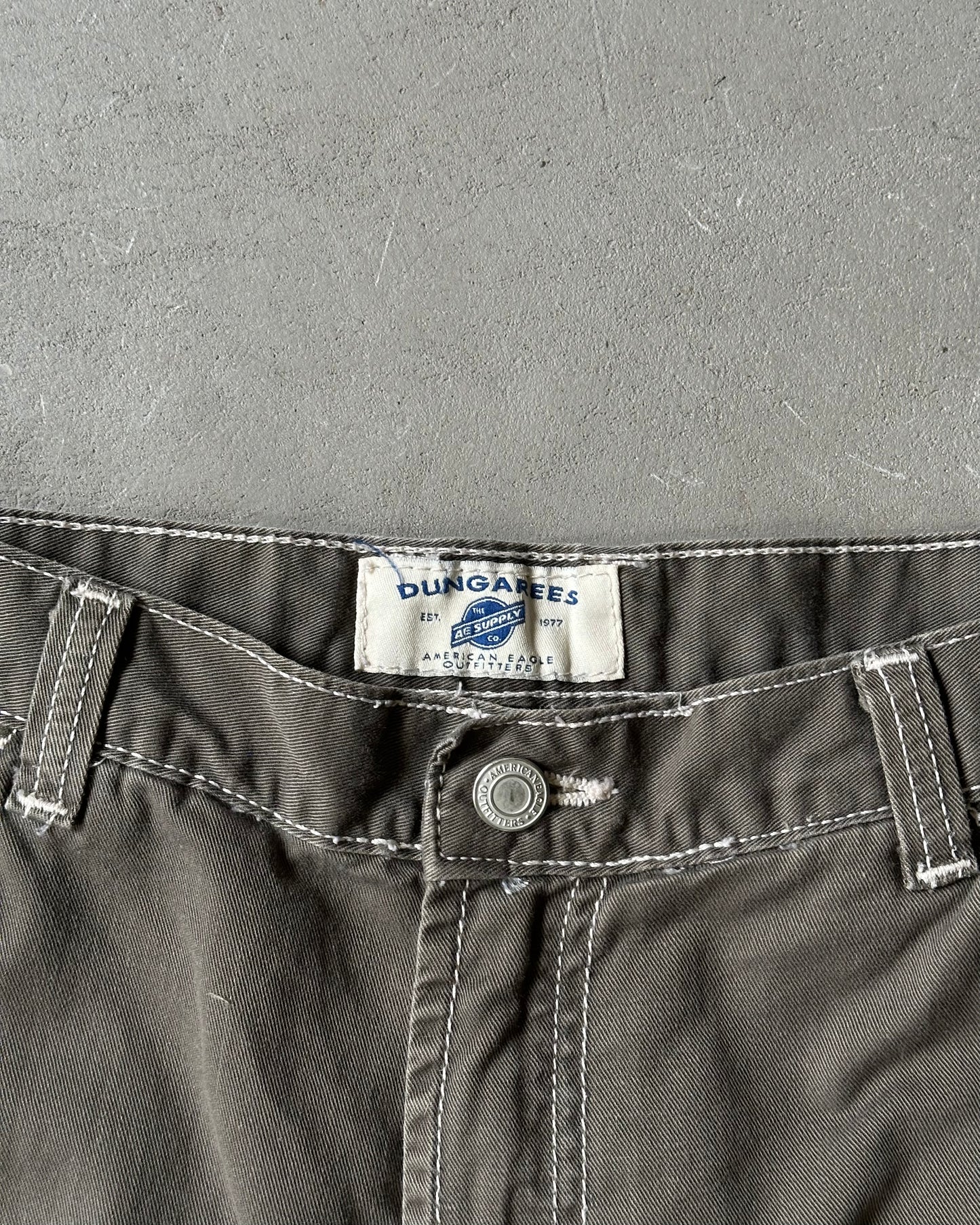 1990s - Brown American Eagle Work Pants - 30x30