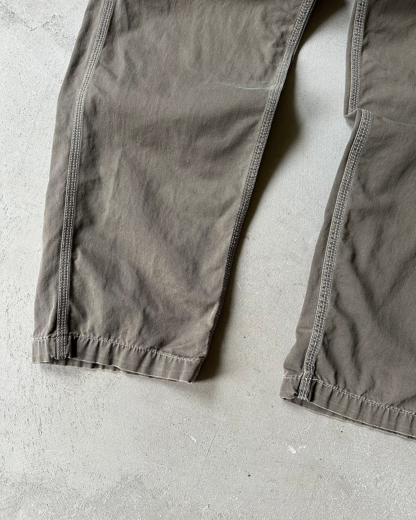1990s - Brown American Eagle Work Pants - 30x30