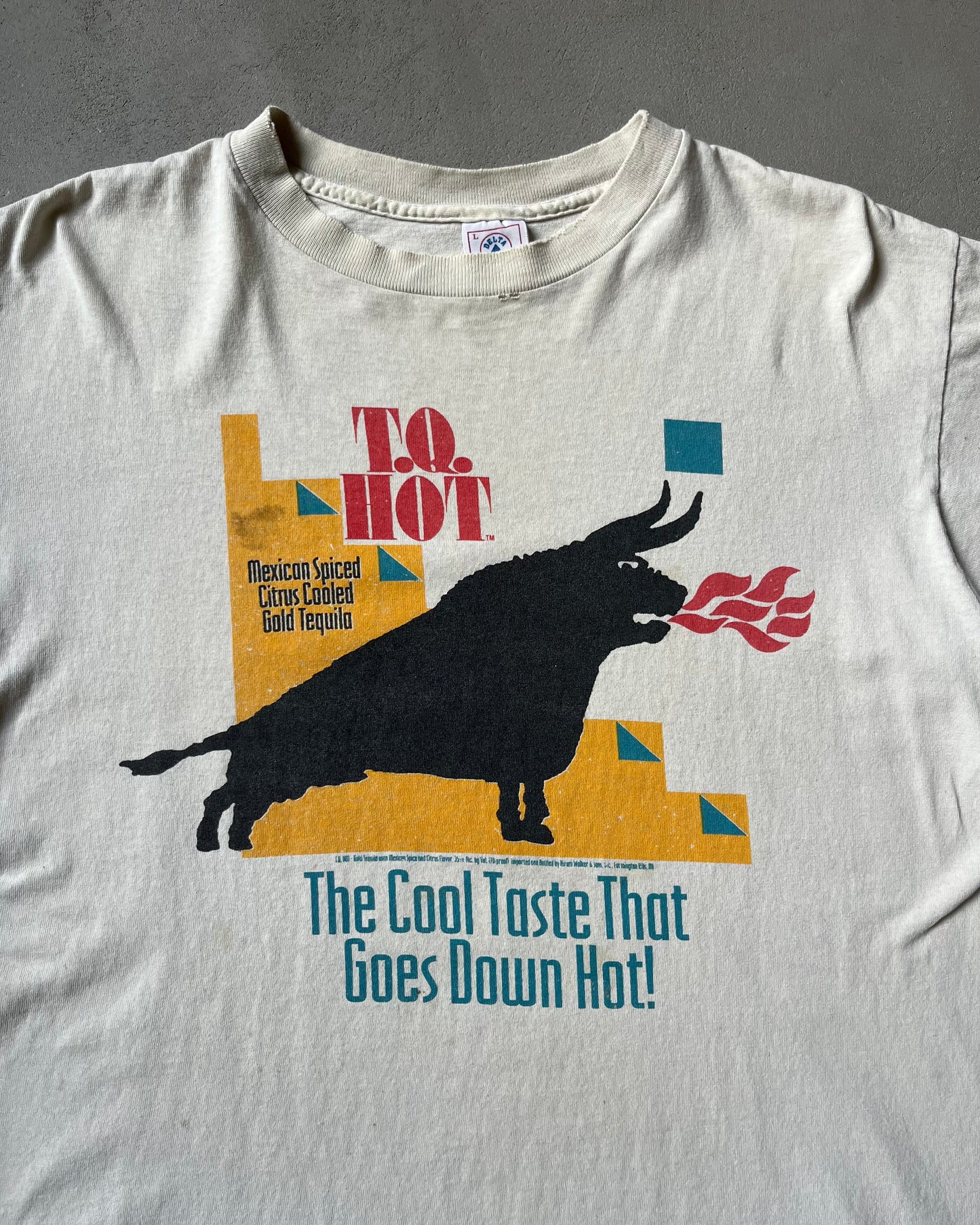 1990s - White Gold Tequila T-Shirt - L