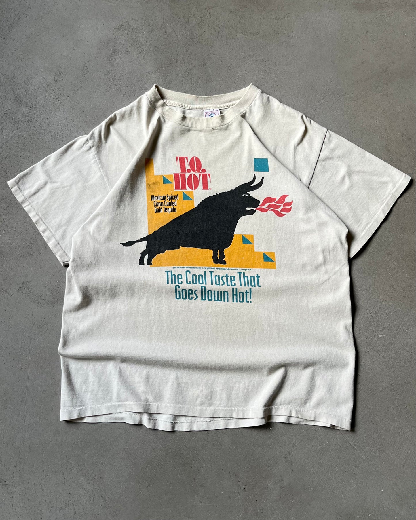 1990s - White Gold Tequila T-Shirt - L
