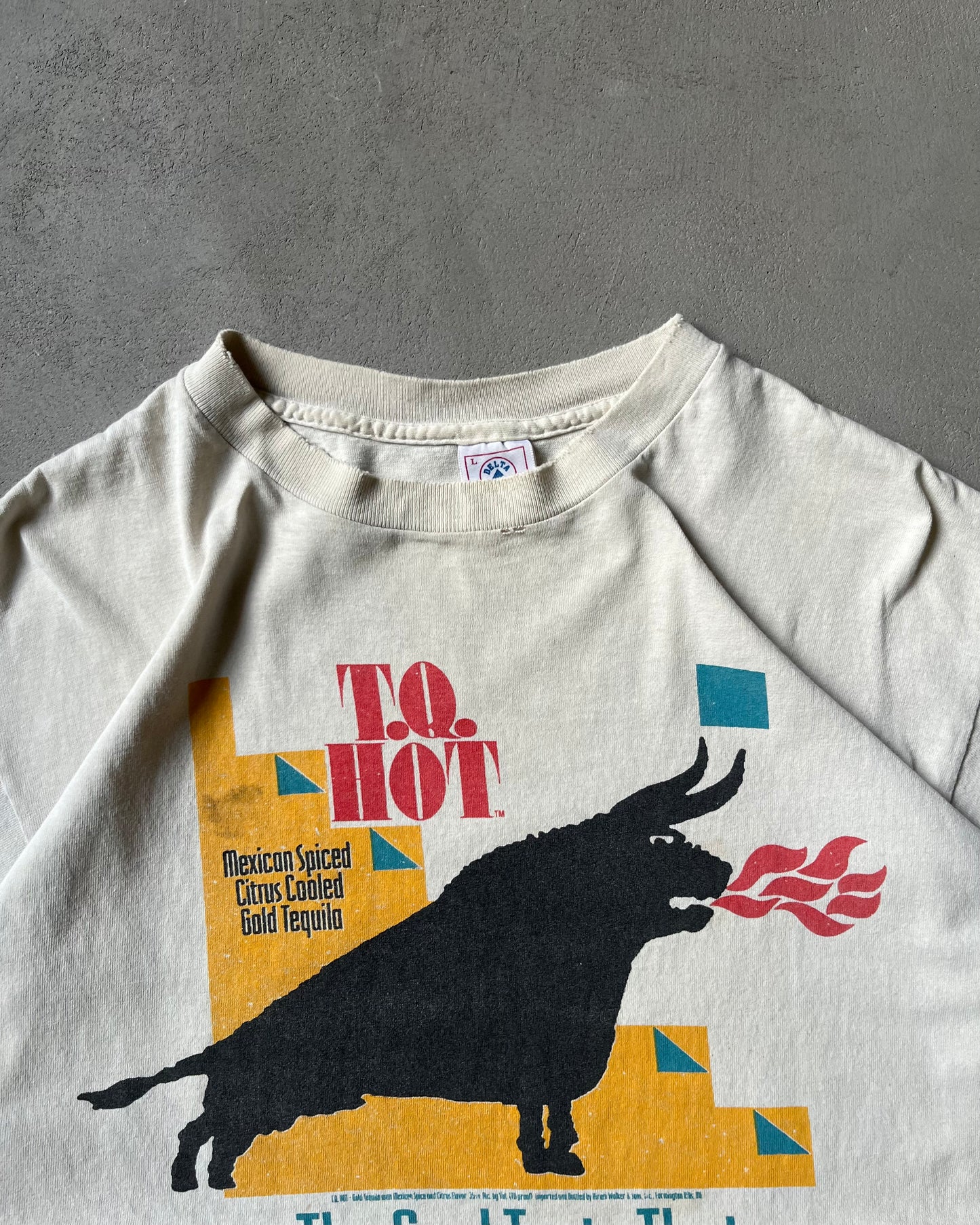 1990s - White Gold Tequila T-Shirt - L